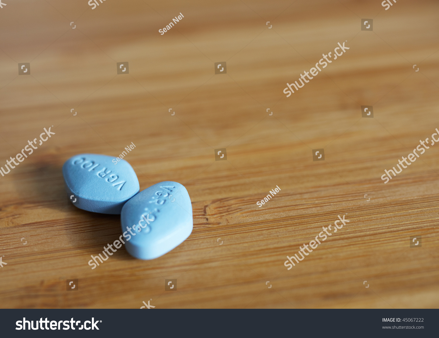 Brown viagra pill
