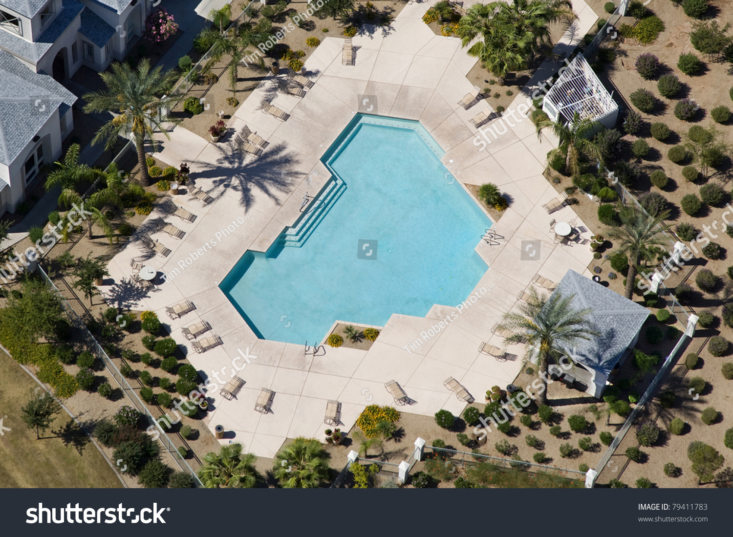 Large Apartment Complex Swimming Pool Stock Photo 79411783 Shutterstock