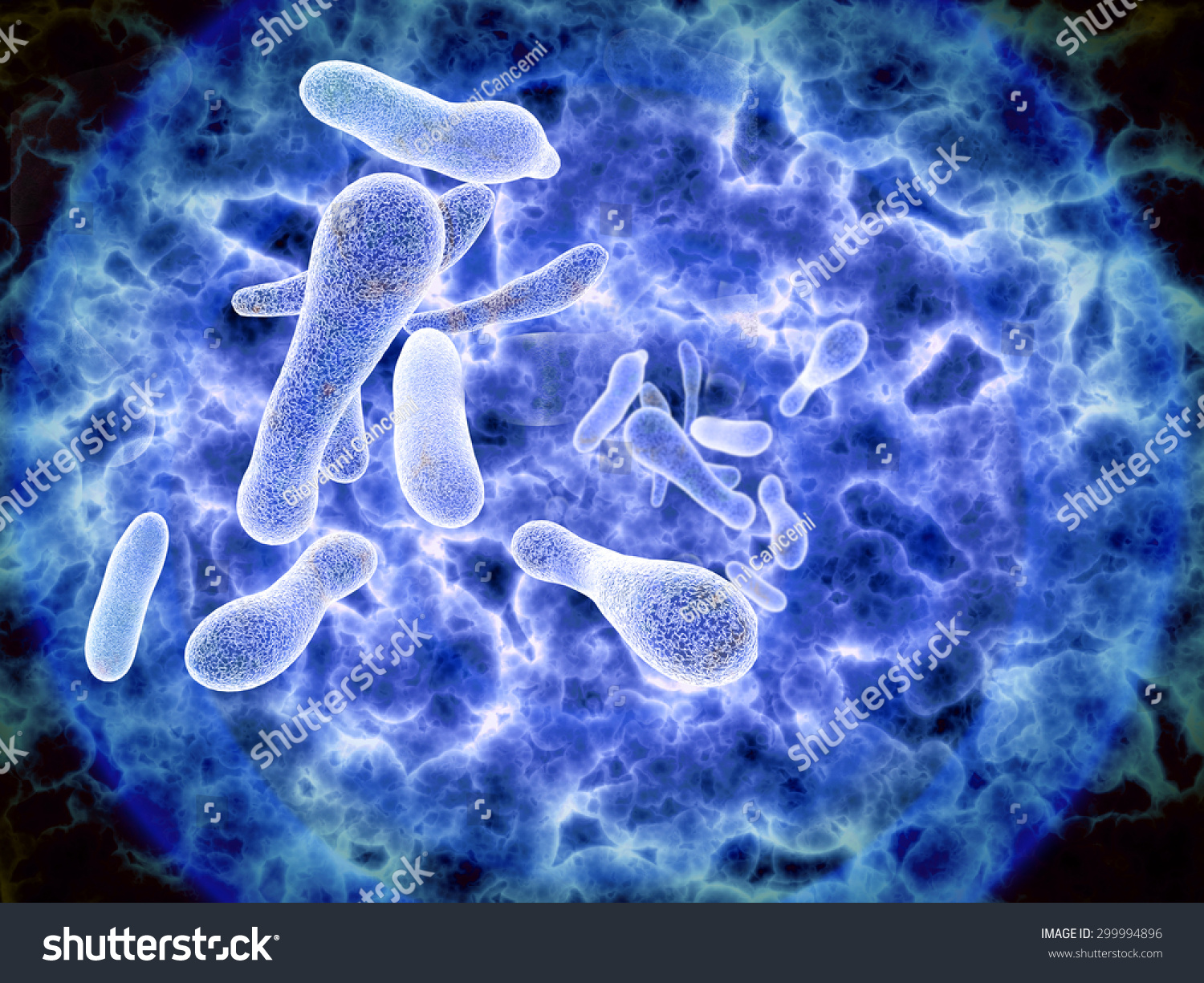 Legionella Bacteria Stock Illustration 299994896 Shutterstock