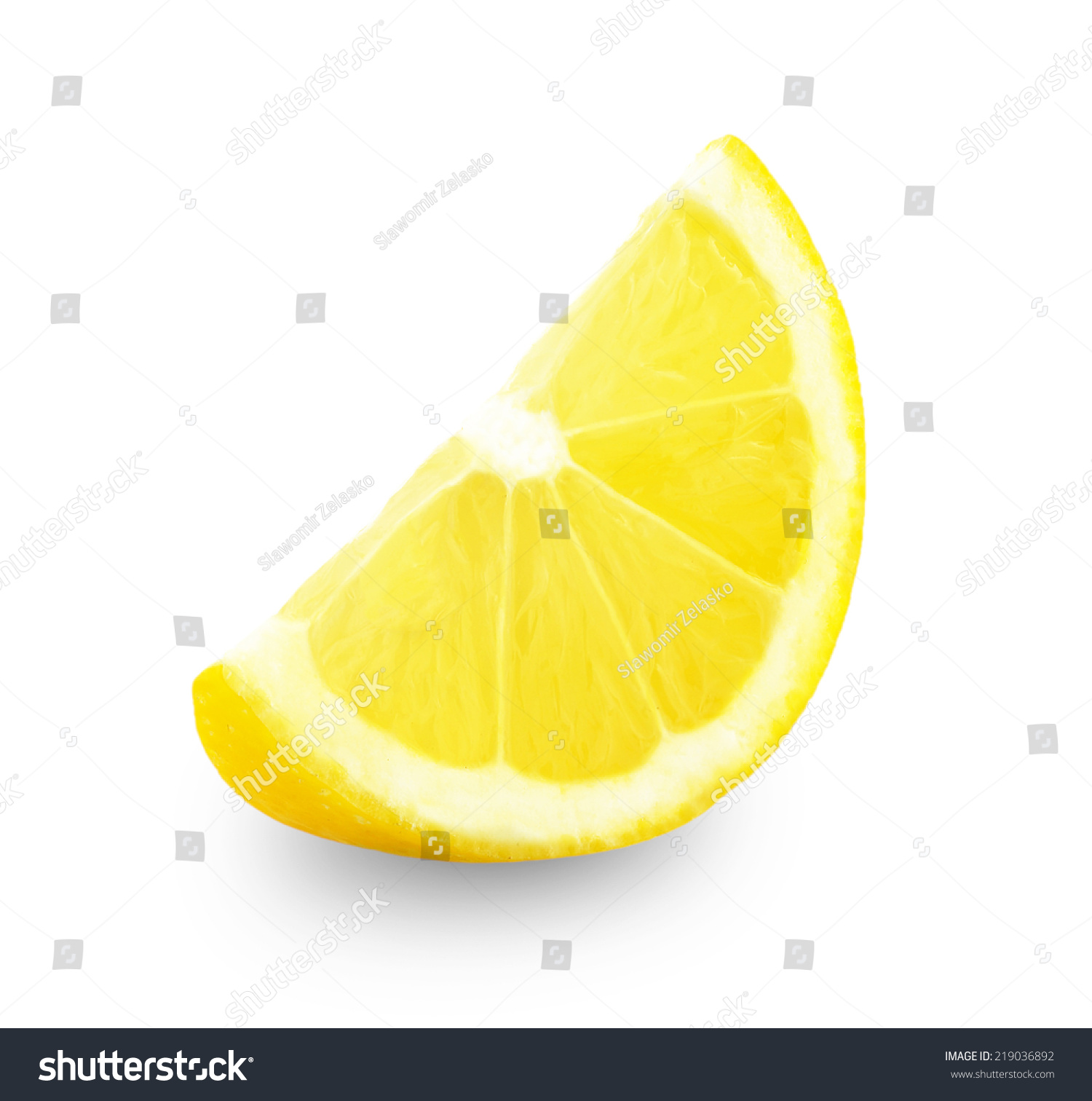 Lemon Slice Stock Photo 219036892 : Shutterstock