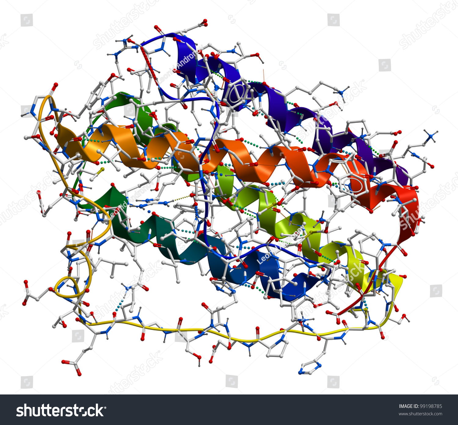 stock-photo-leptin-the-human-obesity-protein-that-regulates-an-appetite-d-molecular-structure-99198785.jpg