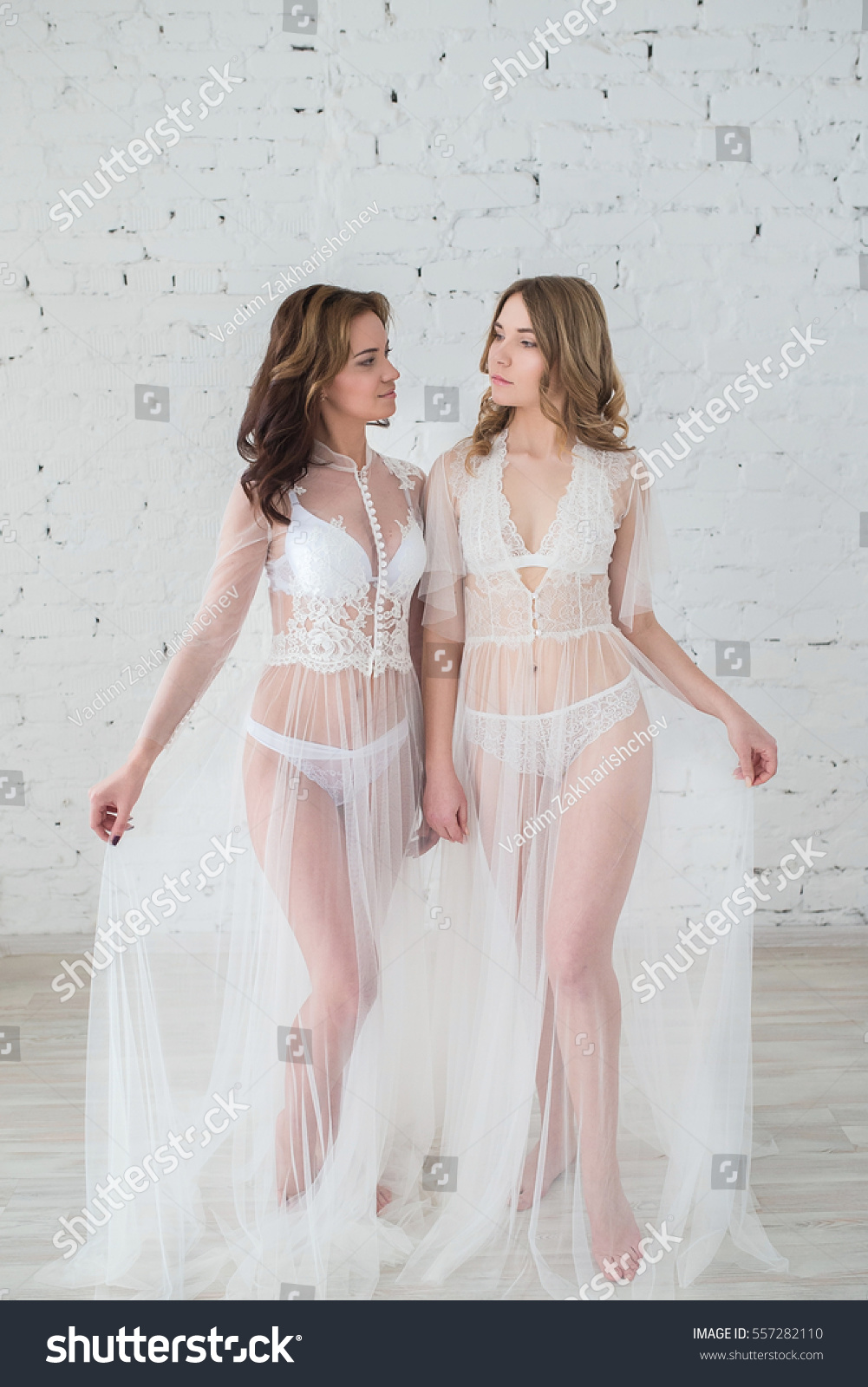 Lesbians Sexy Lingerie Stock Photo Shutterstock