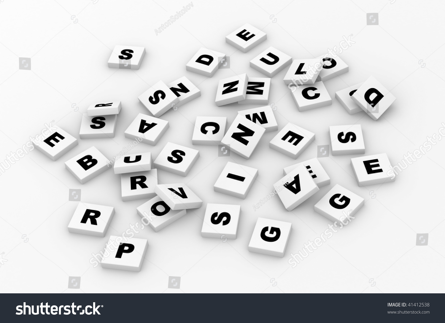 Letters Scrabble. Stock Photo 41412538 : Shutterstock