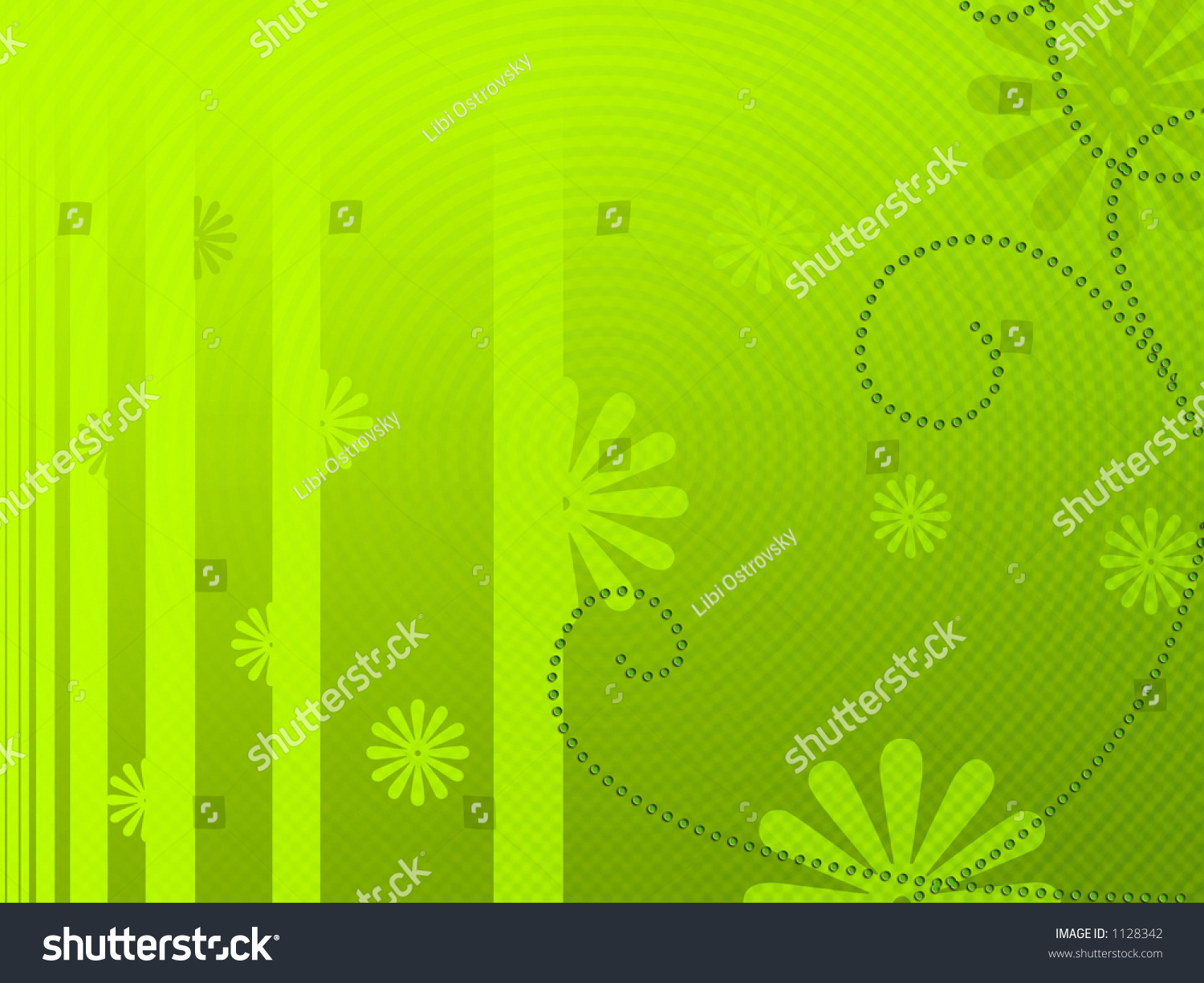 Light Green Floral Background Stock Photo 1128342 : Shutterstock