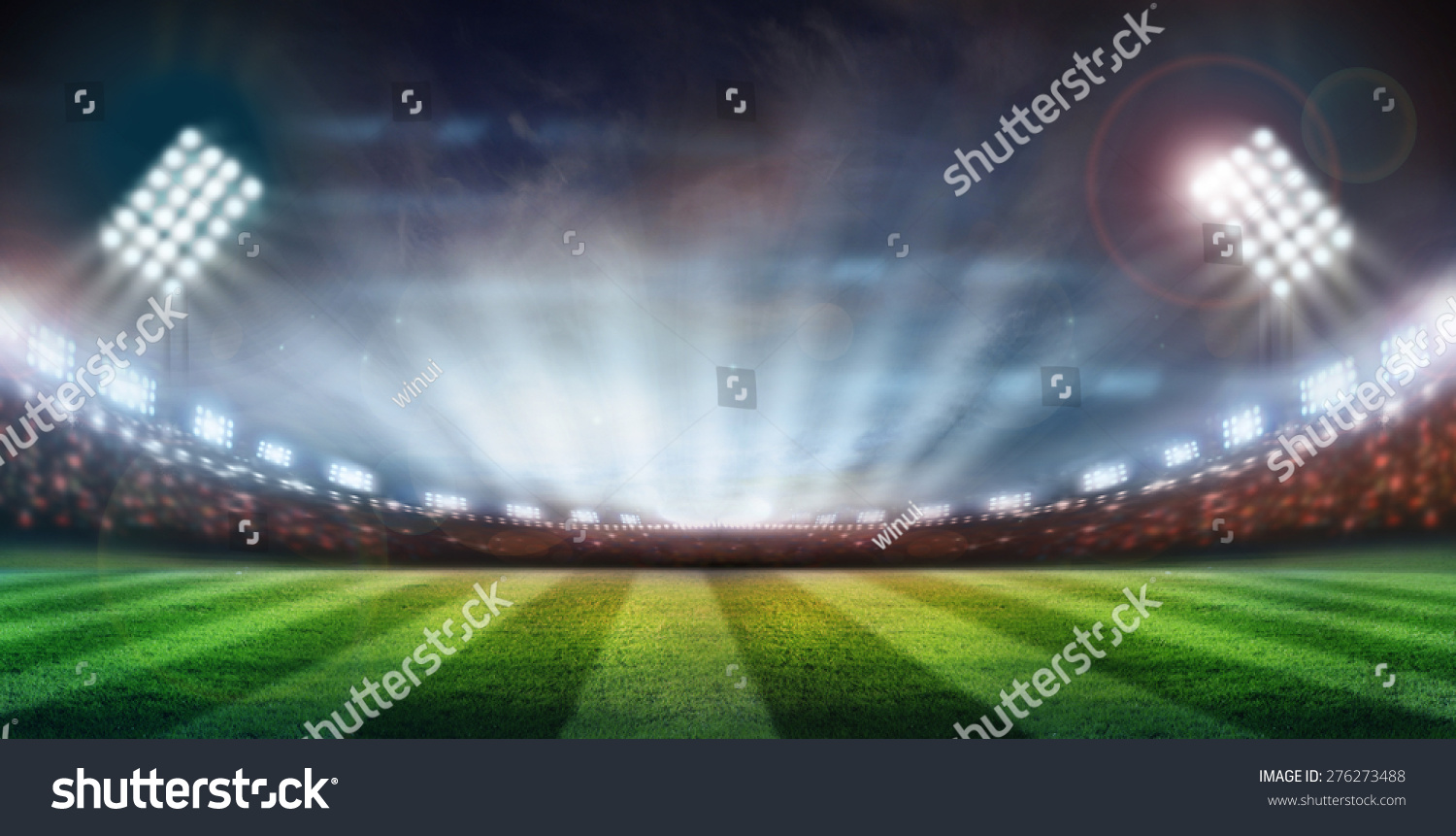 Lights At Night And Stadium Stock Photo 276273488 : Shutterstock