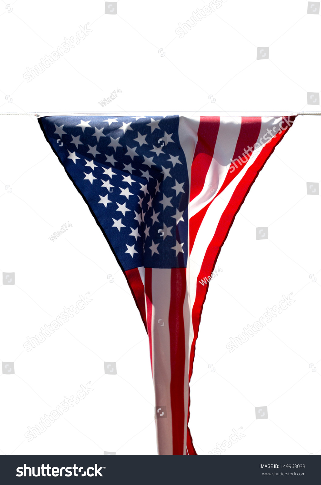 Limp American Flag Without Wind On Stock Photo 149963033 - Shutterstock