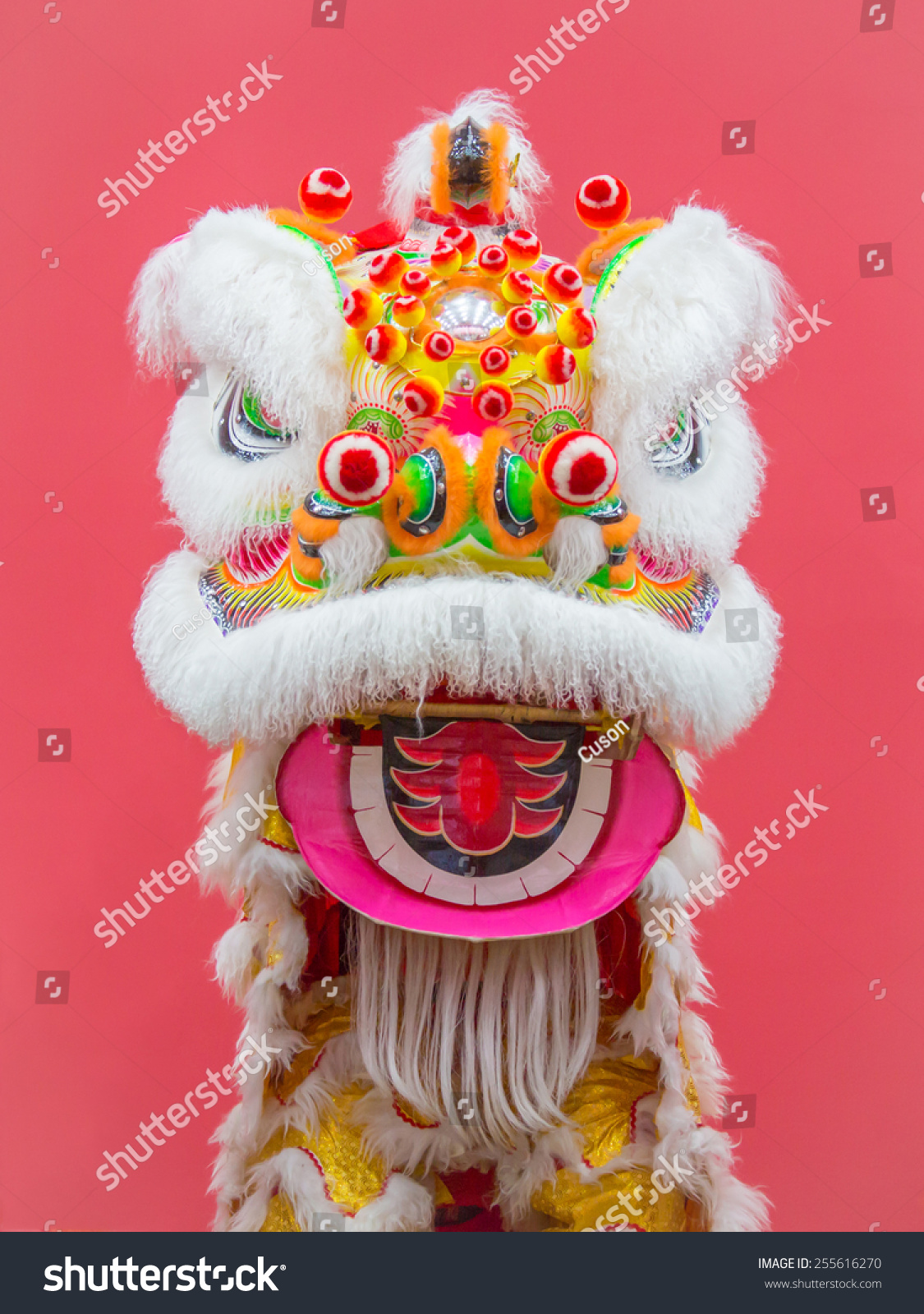 Lion Dance Costume Used During Chinese New Year ?This Is Just A Dummy