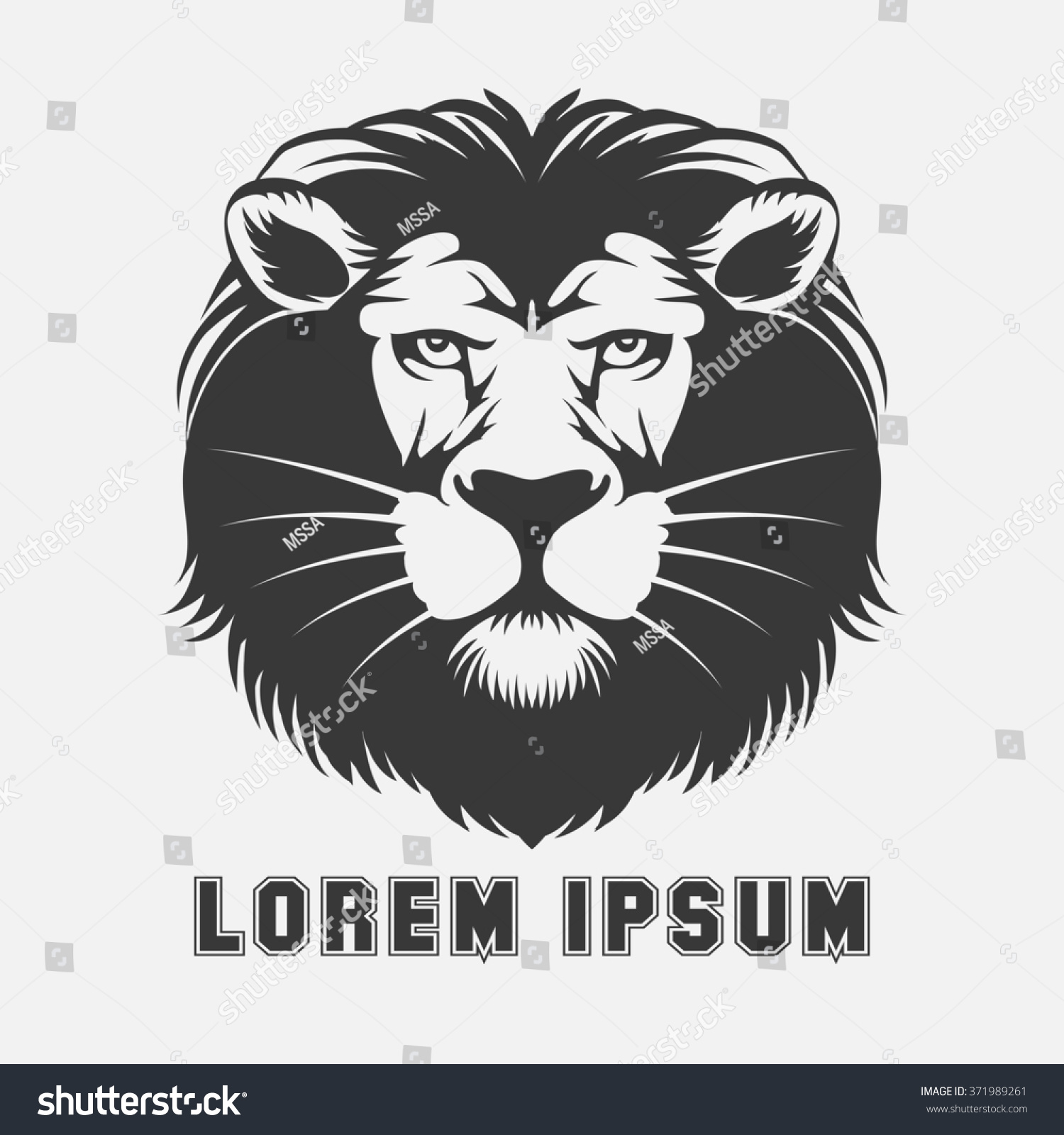 Lion Logo Stock Photo 371989261 : Shutterstock