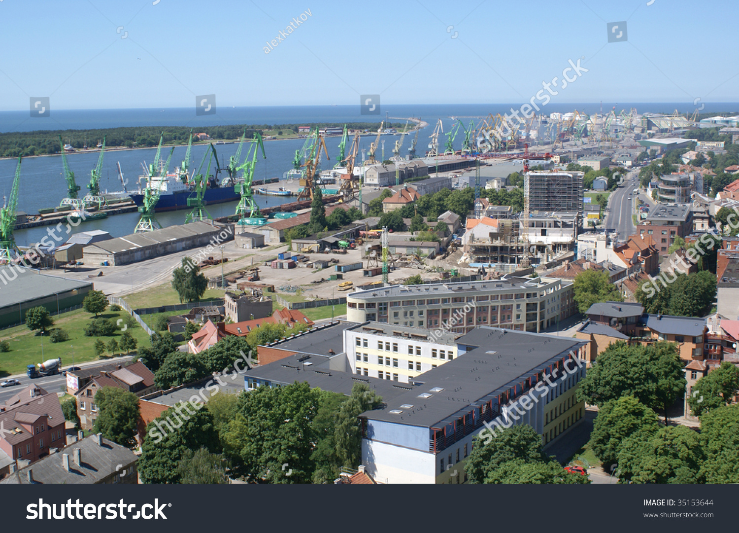 Lithuanian Port Klaipeda Stock Photo 35153644 : Shutterstock