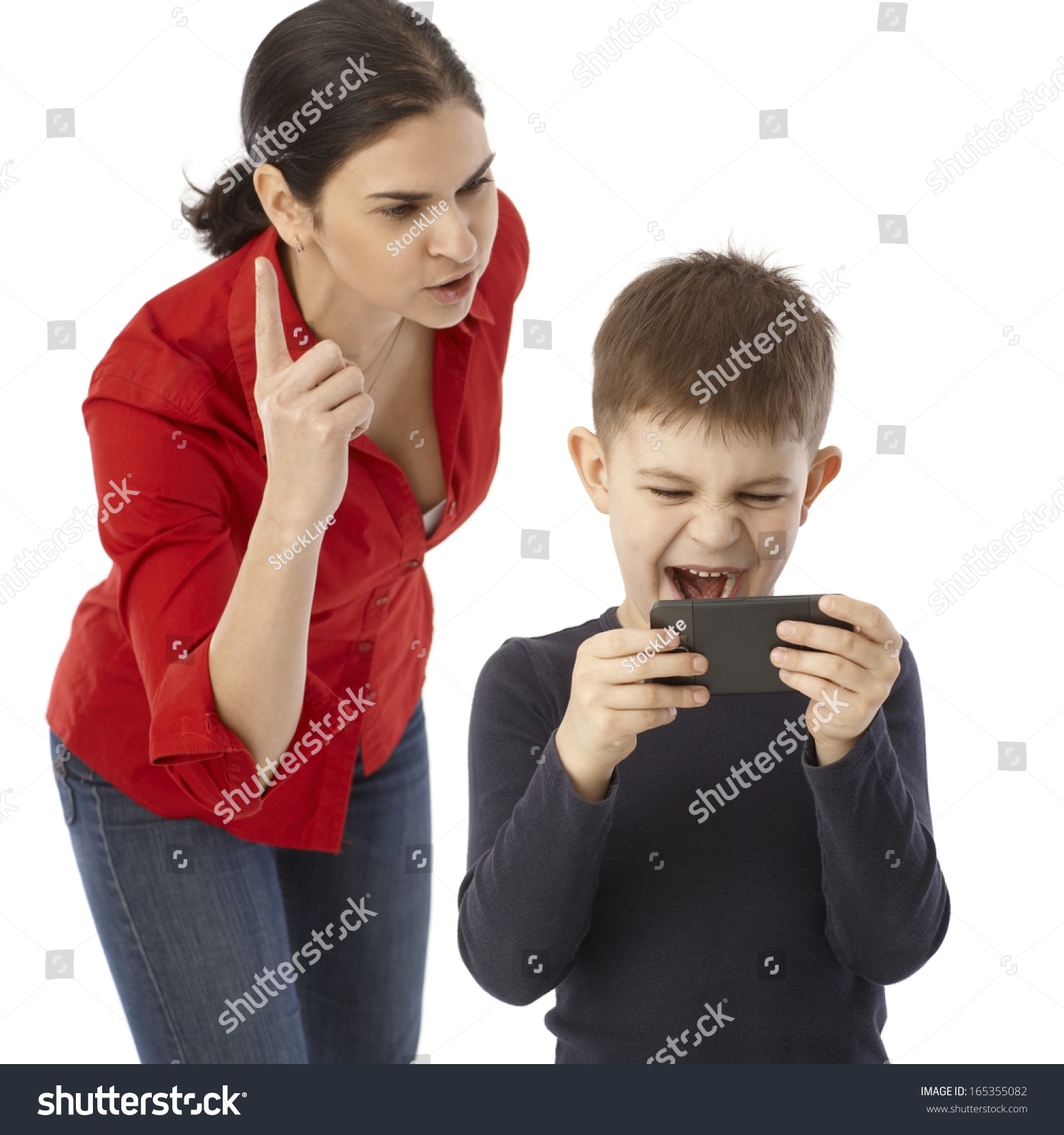 Image result for mother scolding a child for mobile