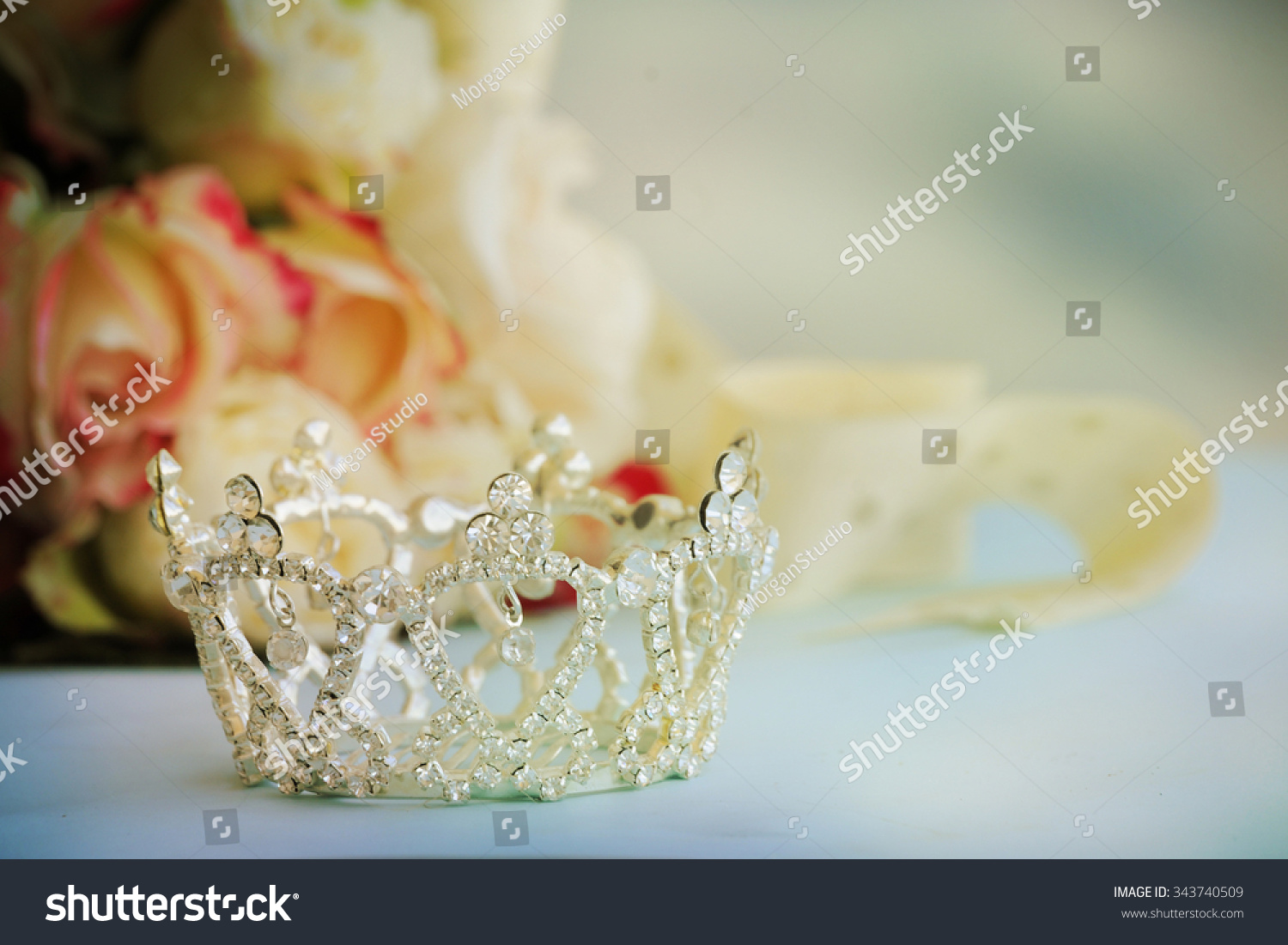 Little girls shiny crown Little girls shiny crown