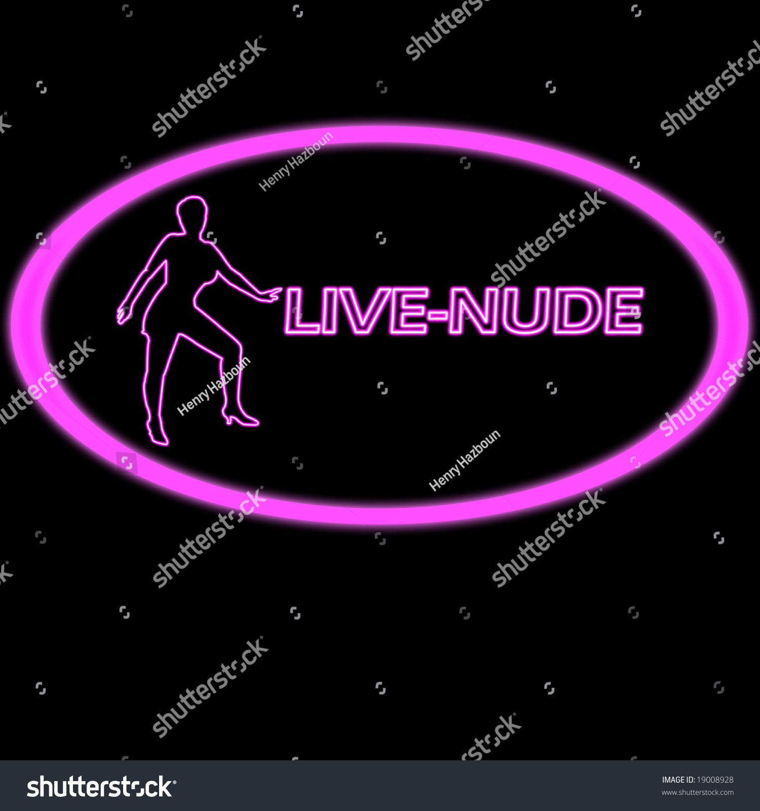 Live Nude Sign 36