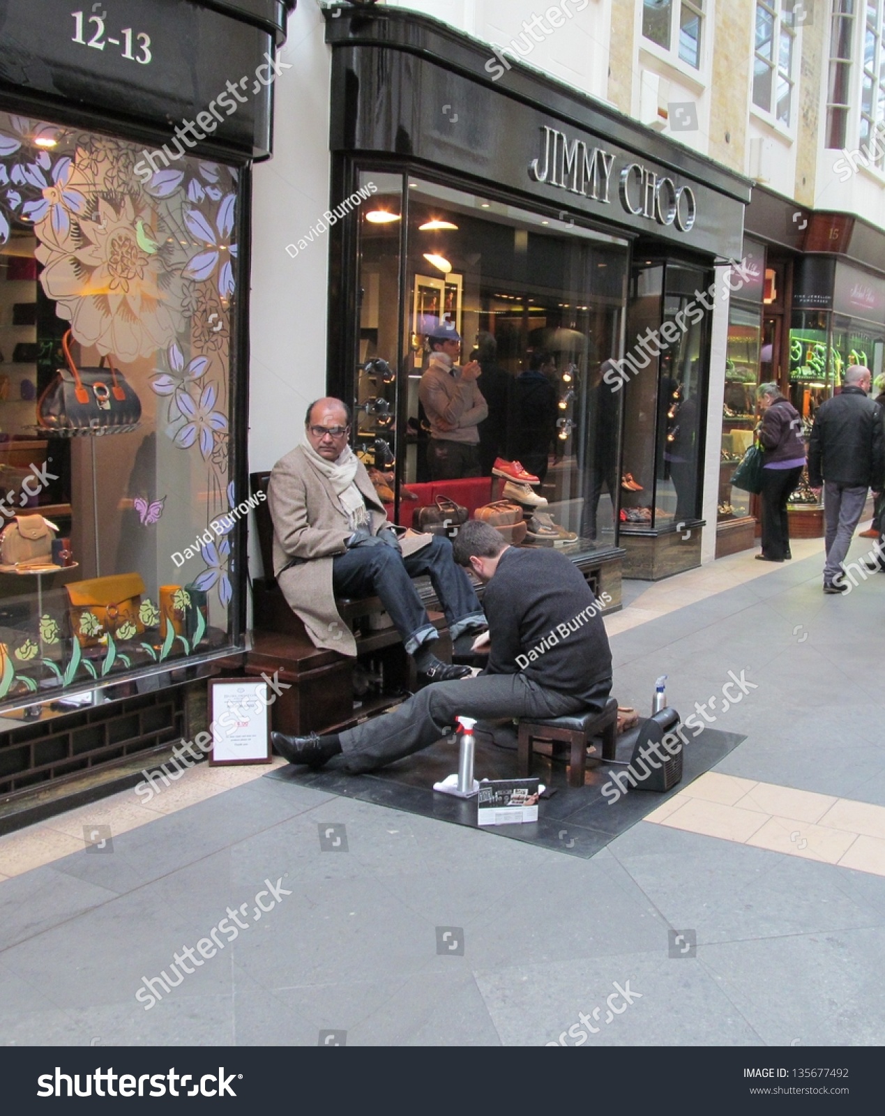 burlington arcade shoe shine