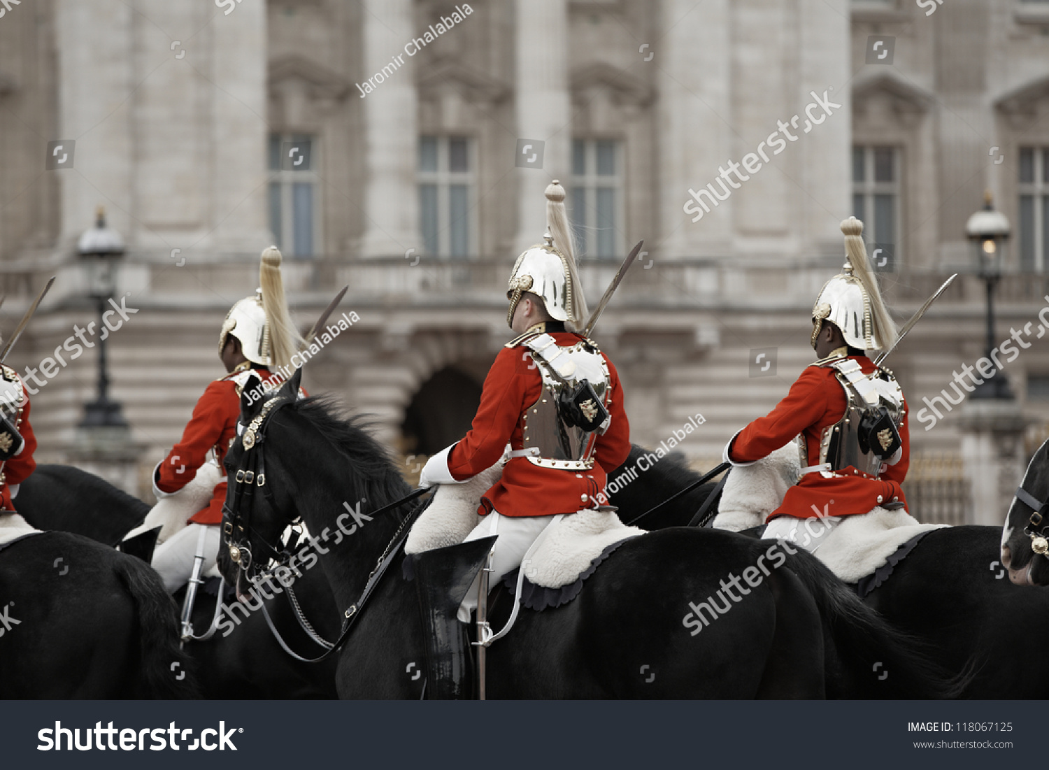 London October 25 Marching The Queen S Guards During Traditional