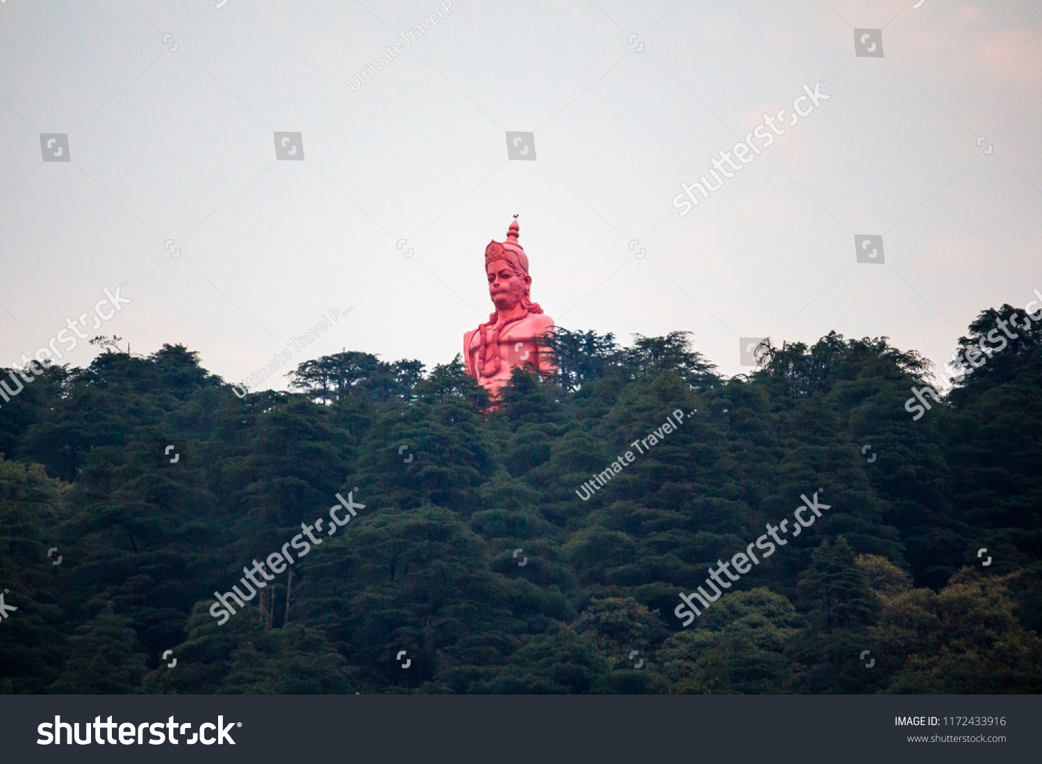 Lord Hanuman Statue Jakhu Jakhoo Temple Stock Photo 1172433916