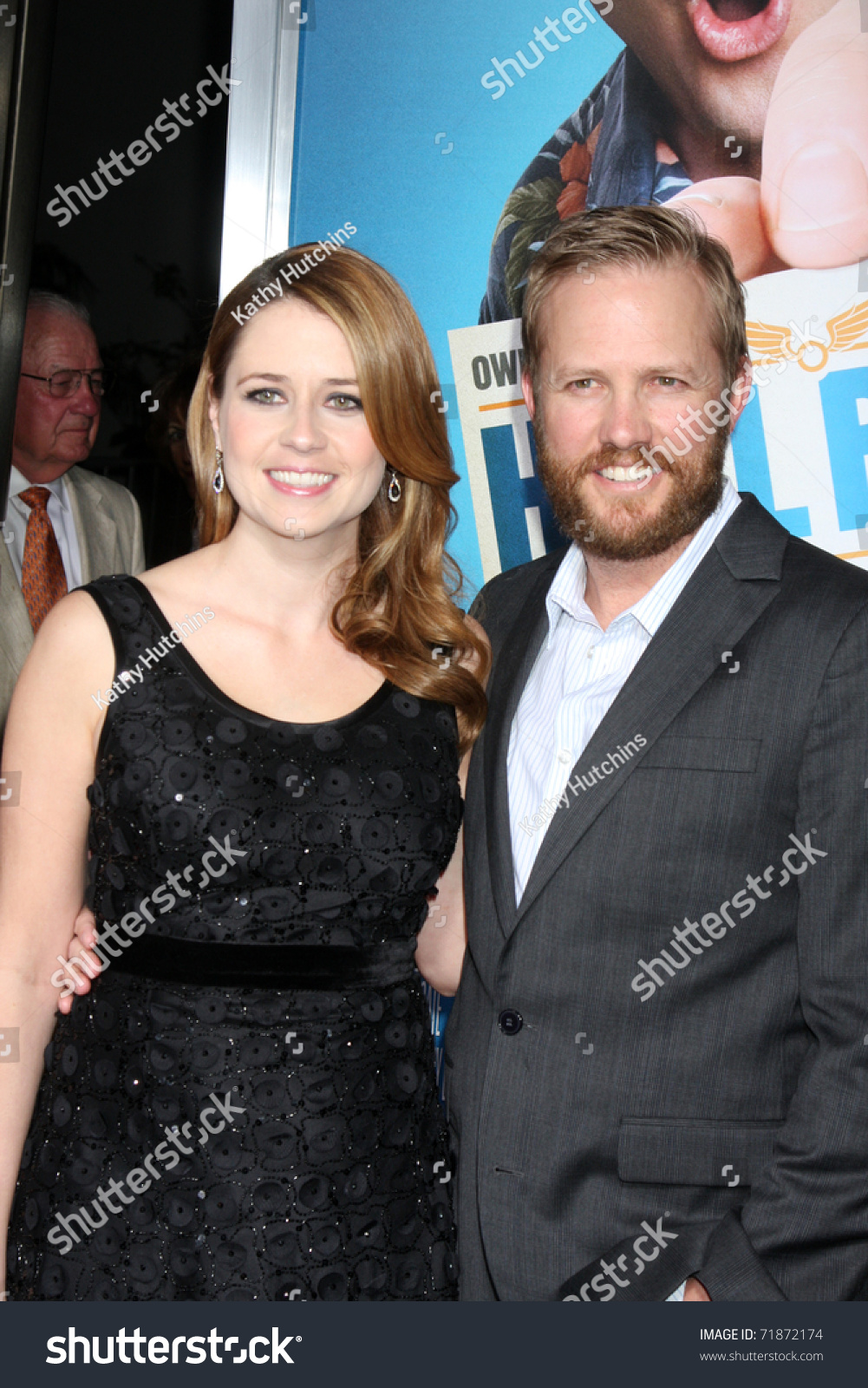 Los Angeles - Feb 23: Jenna Fischer, Husband .Lee Kirk Arrives At The