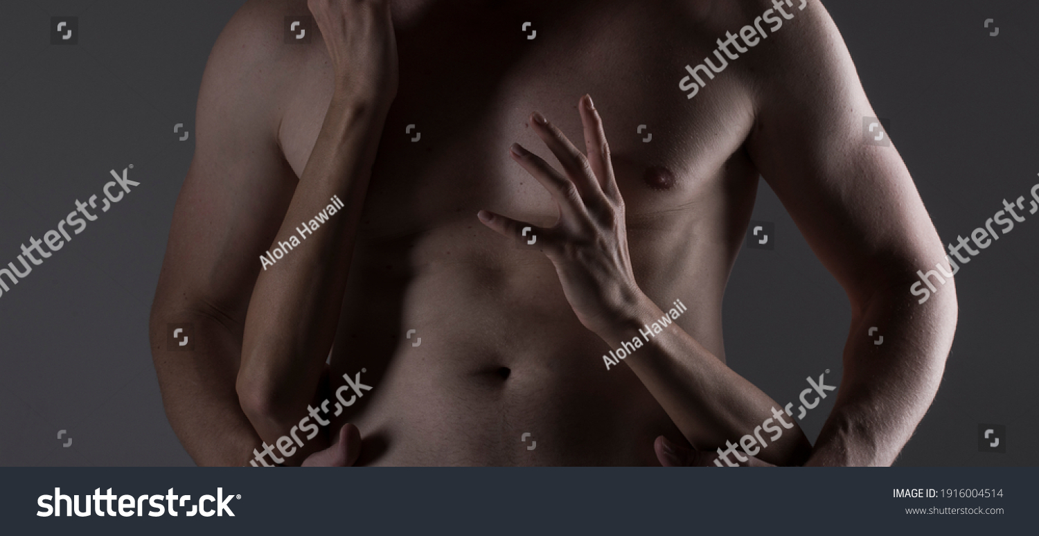 Afbeeldingen Voor Athletic Naked Women Afbeeldingen Stockfoto