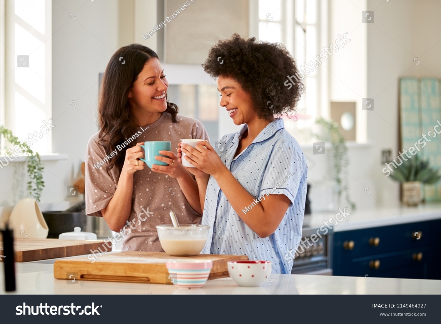 Loving Same Sex Female Couple Wearing Stock Photo 2149464927 Shutterstock