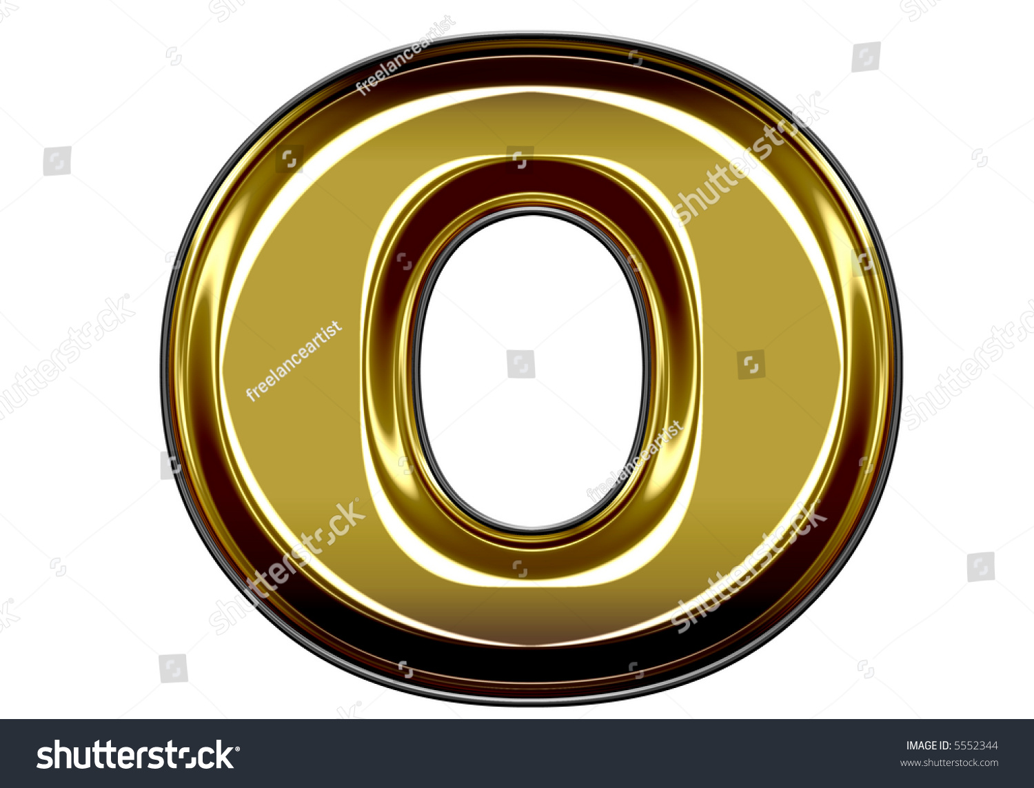 Lower Case O Stock Photo 5552344 : Shutterstock