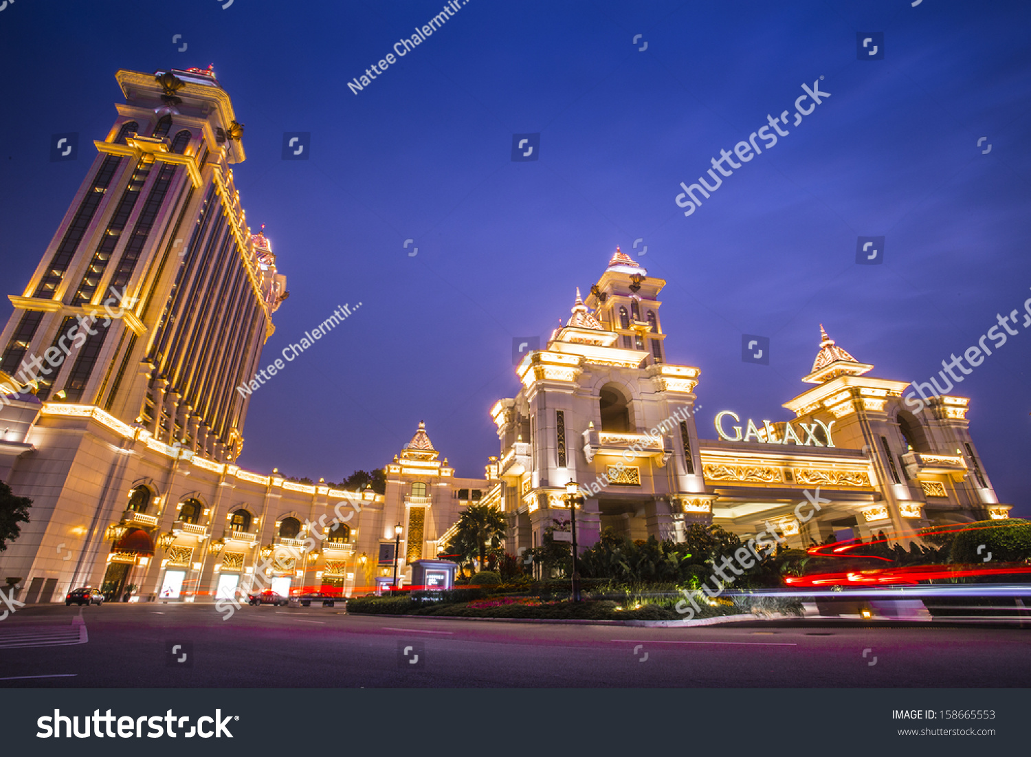 MACAU CHINA JANUARY 28 buildings of Macau Galaxy casino on January 28 2013 Galaxy Casino is the landmark of Macau city in China MACAU CHINA JANUARY 28 buildings of Macau Galaxy casino on January 28 2013 Galaxy Casino is the landmark of Macau city in China