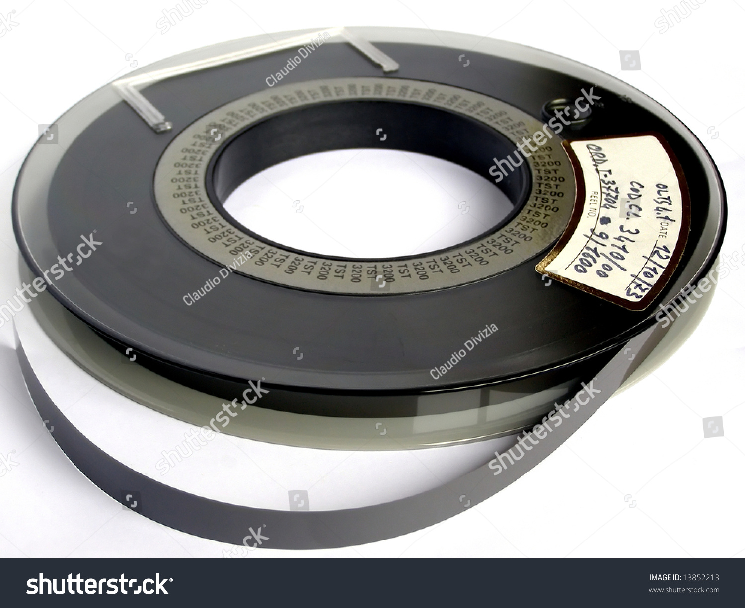 Tape Reel Computer Data Storage Stock Photo 13852213