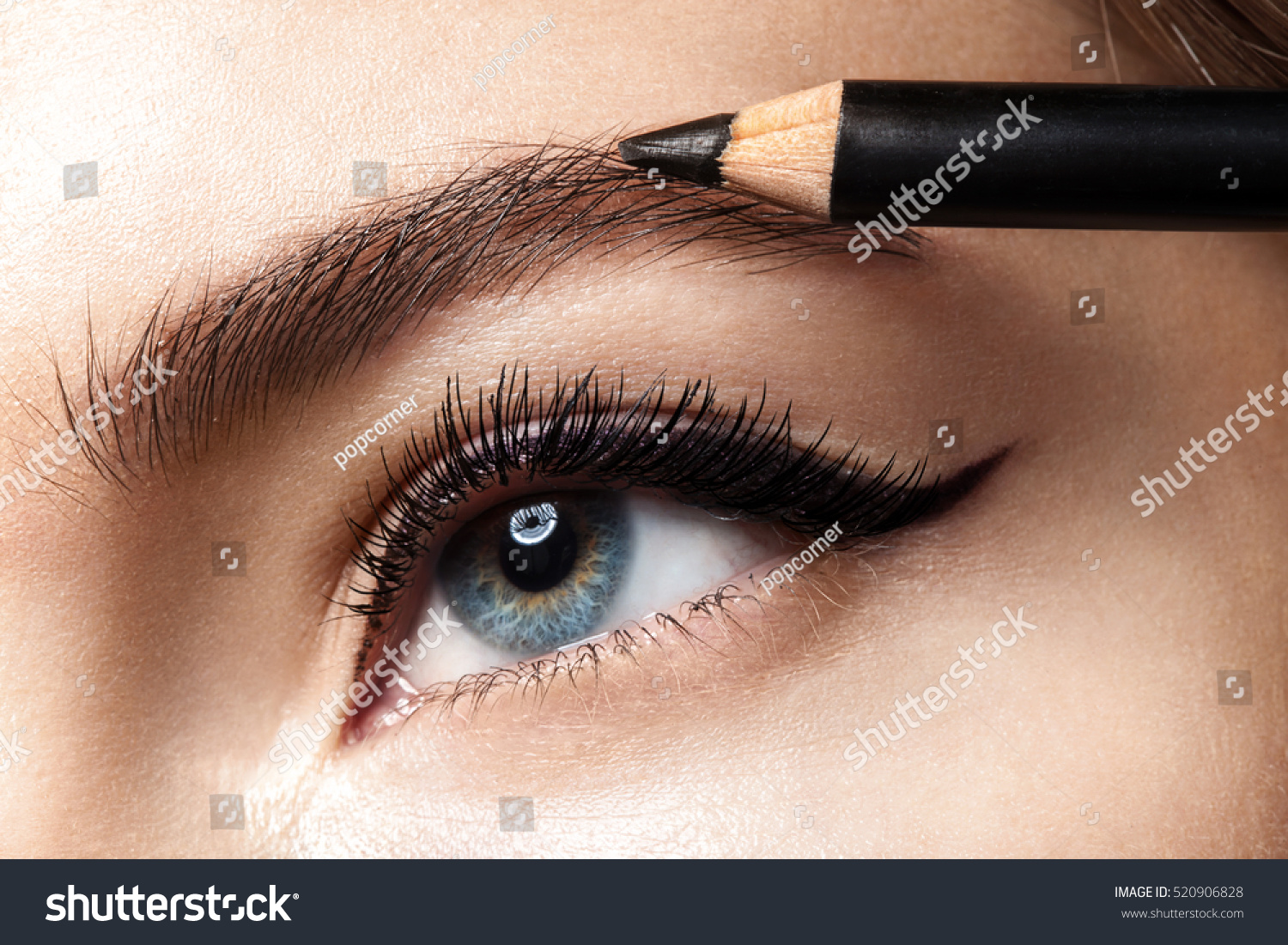 Makeup Eyebrow Pencil CloseUp Photo 520906828 Shutterstock