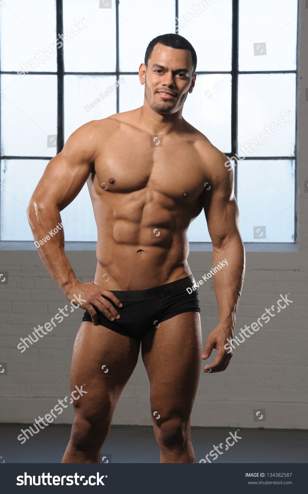 Fitness Male Model Sergei Mironov Stock Photo 280560950 