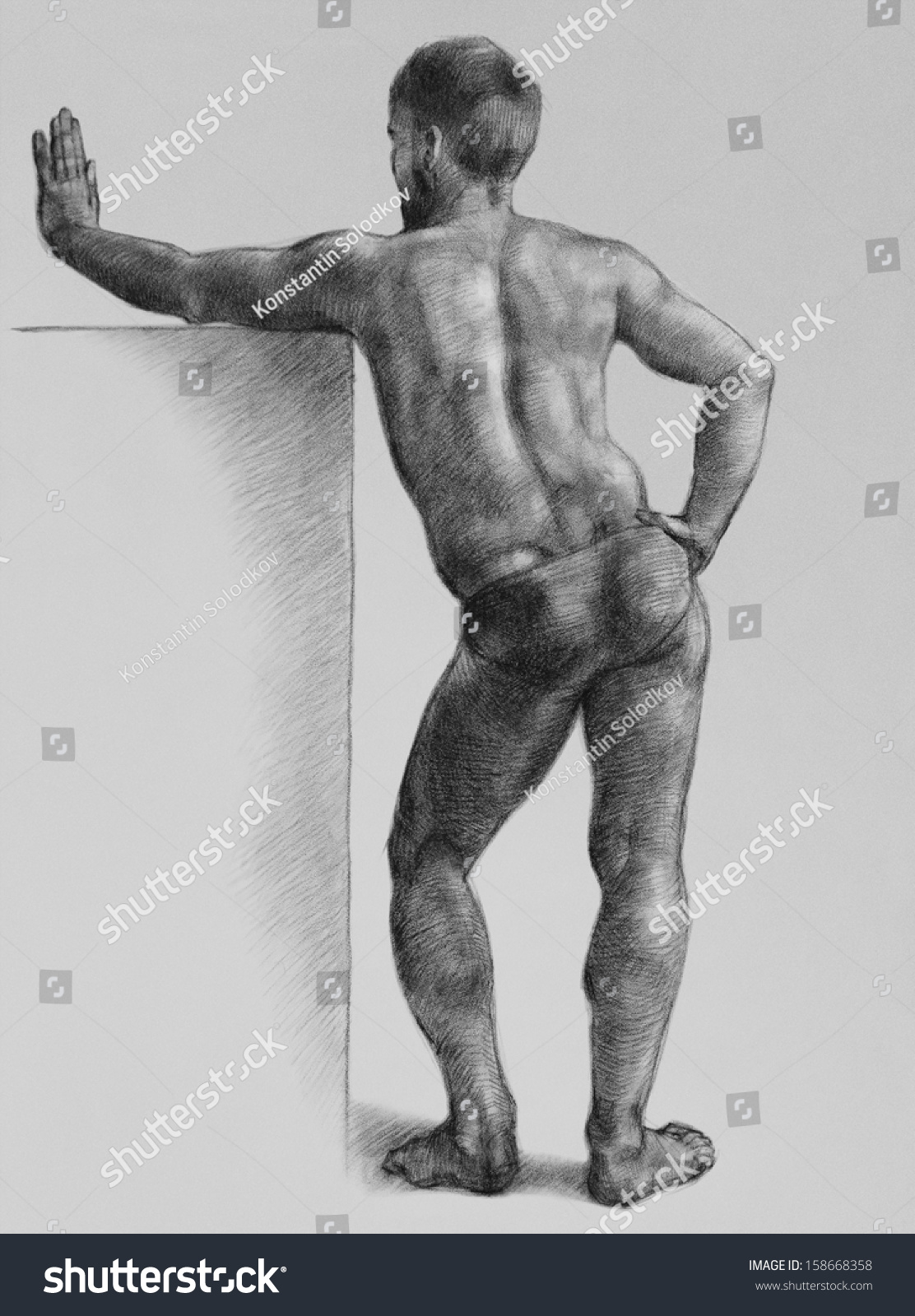 Male Nude Art Model 55