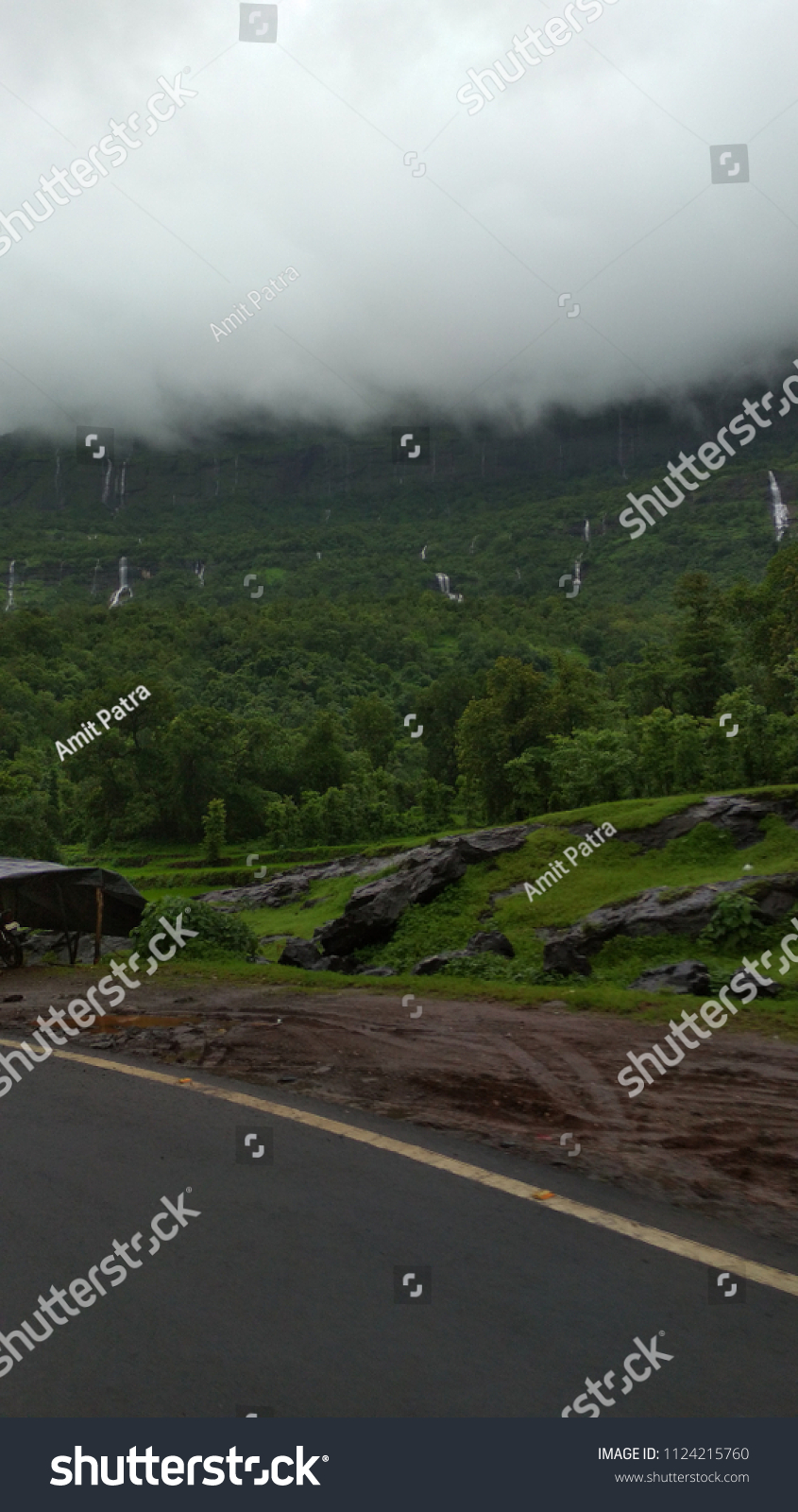 Malshej Ghat During Monsoon Covered Fog Stock Photo Edit Now