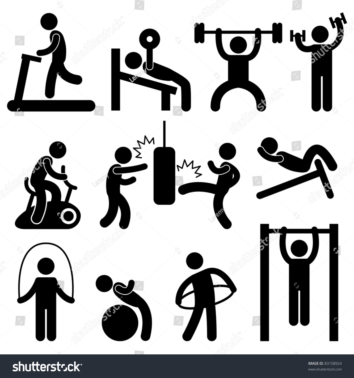 41 Simple Gym workout symbols for Girls