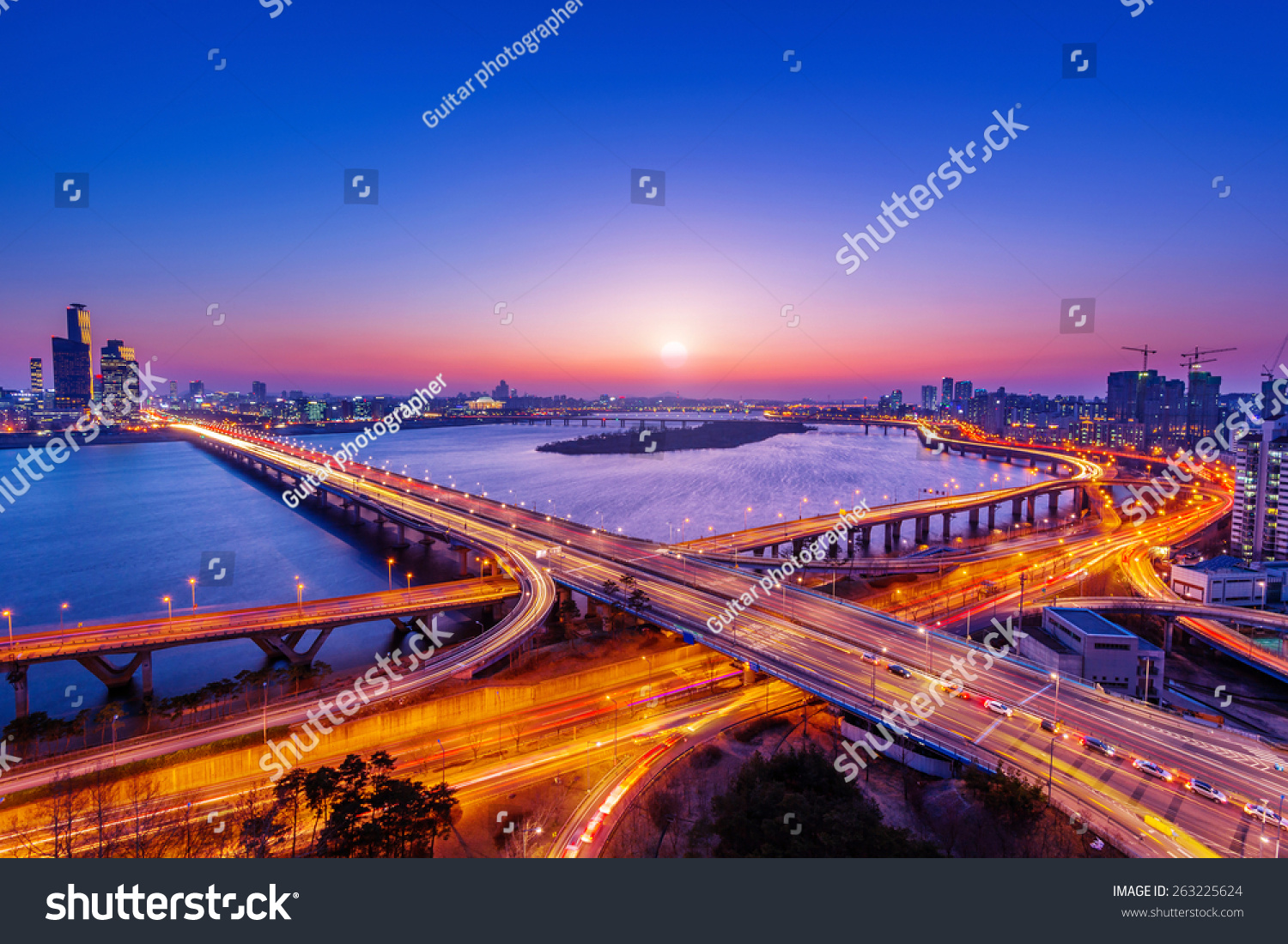Mapo Bridge Seoul Cityscape Korea Stock Photo 263225624 - Shutterstock