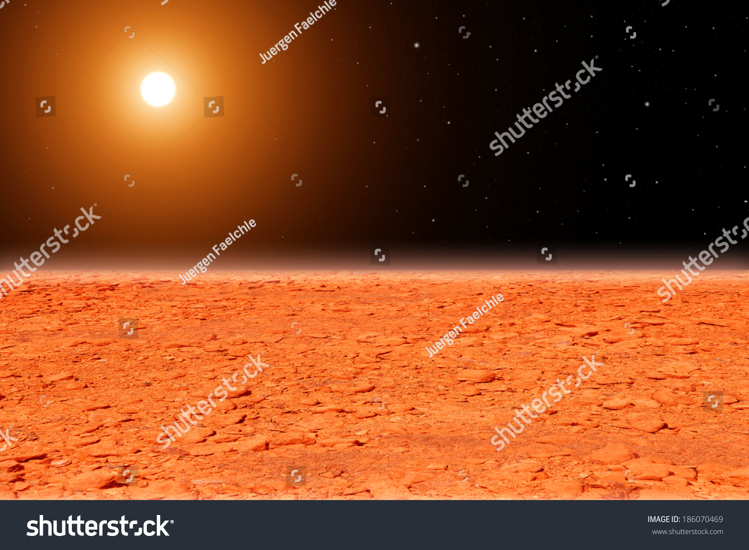 Mars Surface Abstract Stock Photo 186070469 Shutterstock