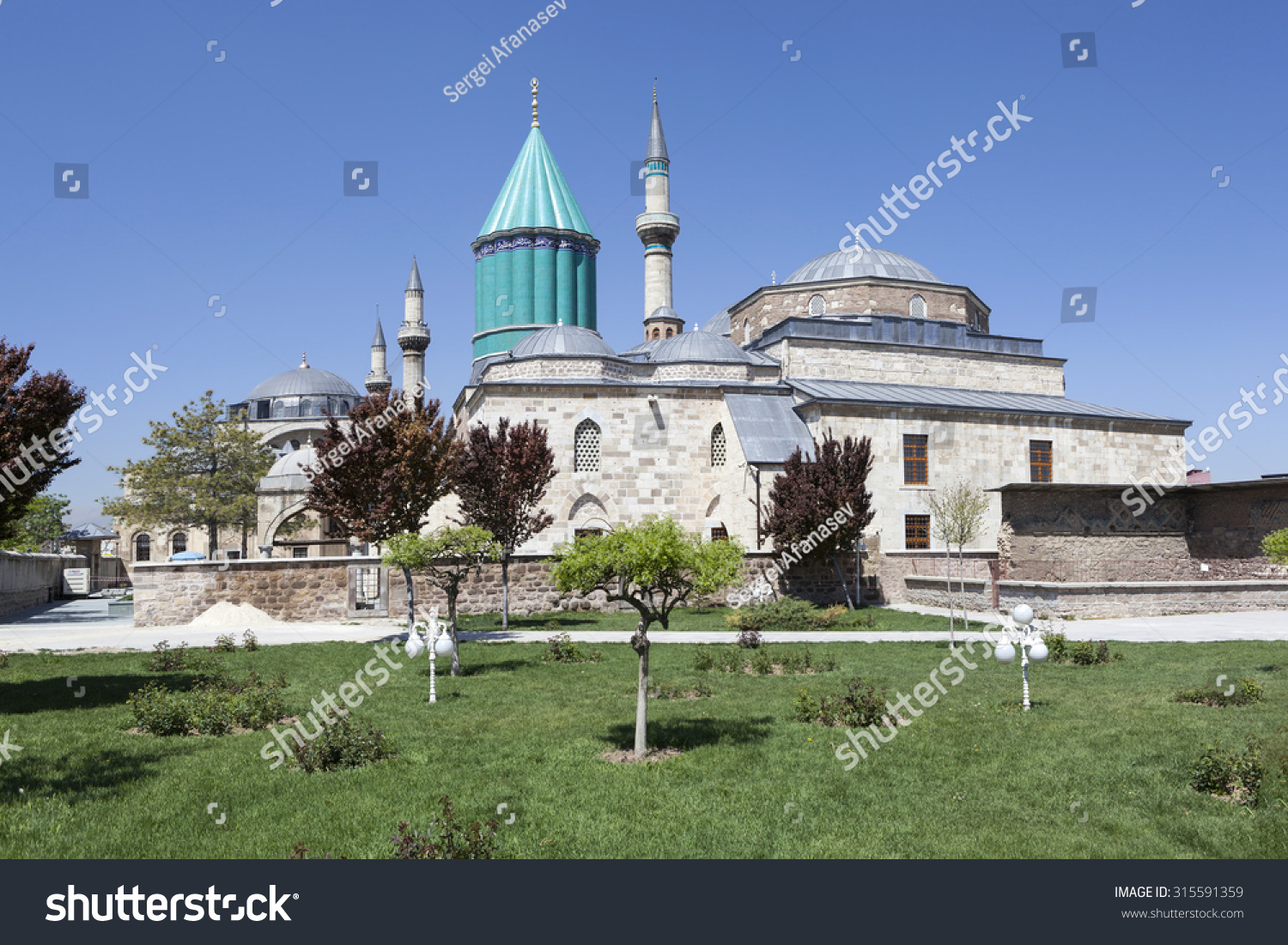 Mausoleum of Mevlana Rumi in Konya Turkey Mausoleum of Mevlana Rumi in Konya Turkey