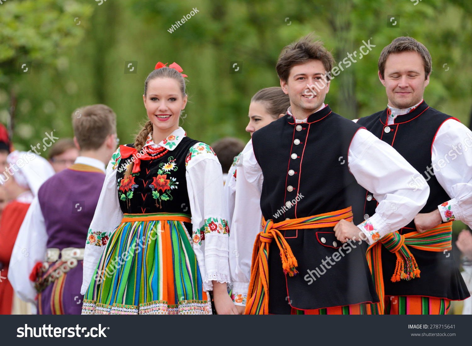 May 17, 2015 Lodz, Poland, Polish Traditional Folk Dance.Folk Song And Dance Ensemble &quot;Lodz&quot;.Ckm