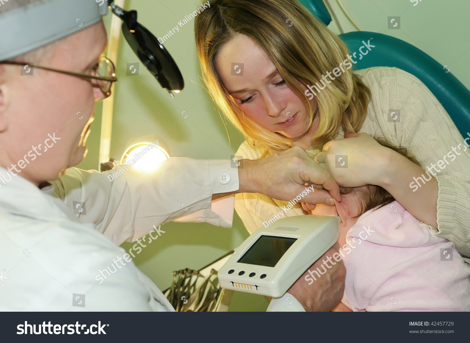 Child To A Medical Examination Stock Footage Video 3381098 