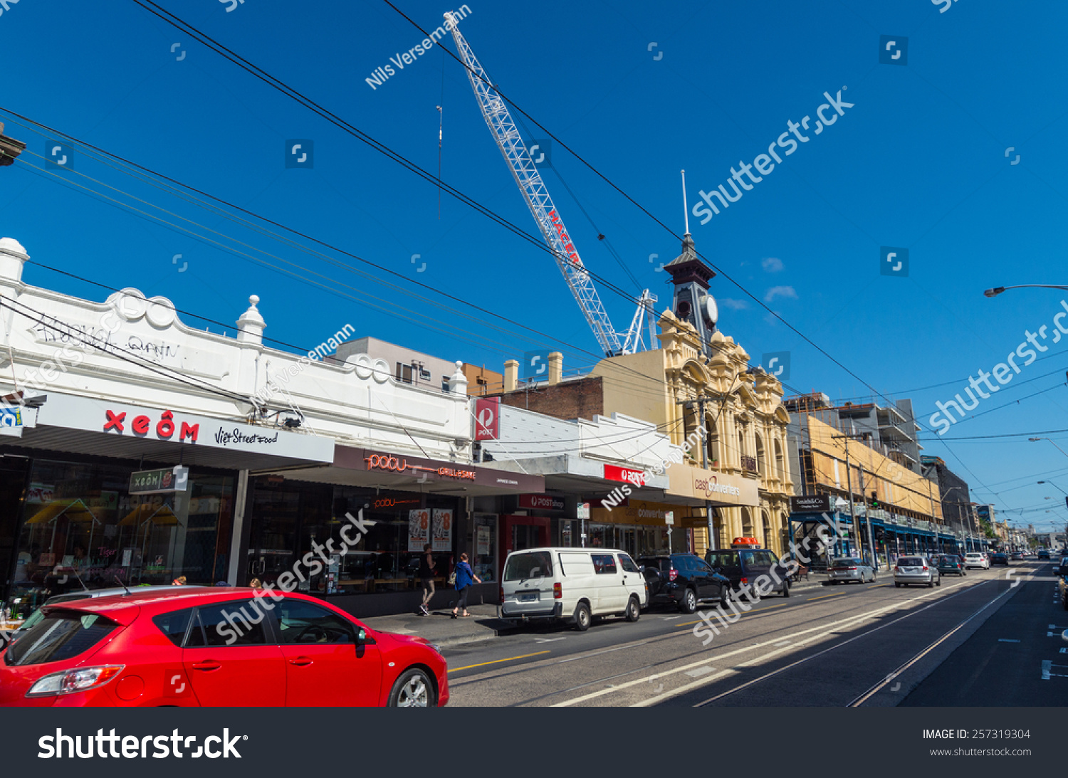 Melbourne, Australia - February 8, 2015: Smith Street In Collingwood, The Major Shopping Street ...