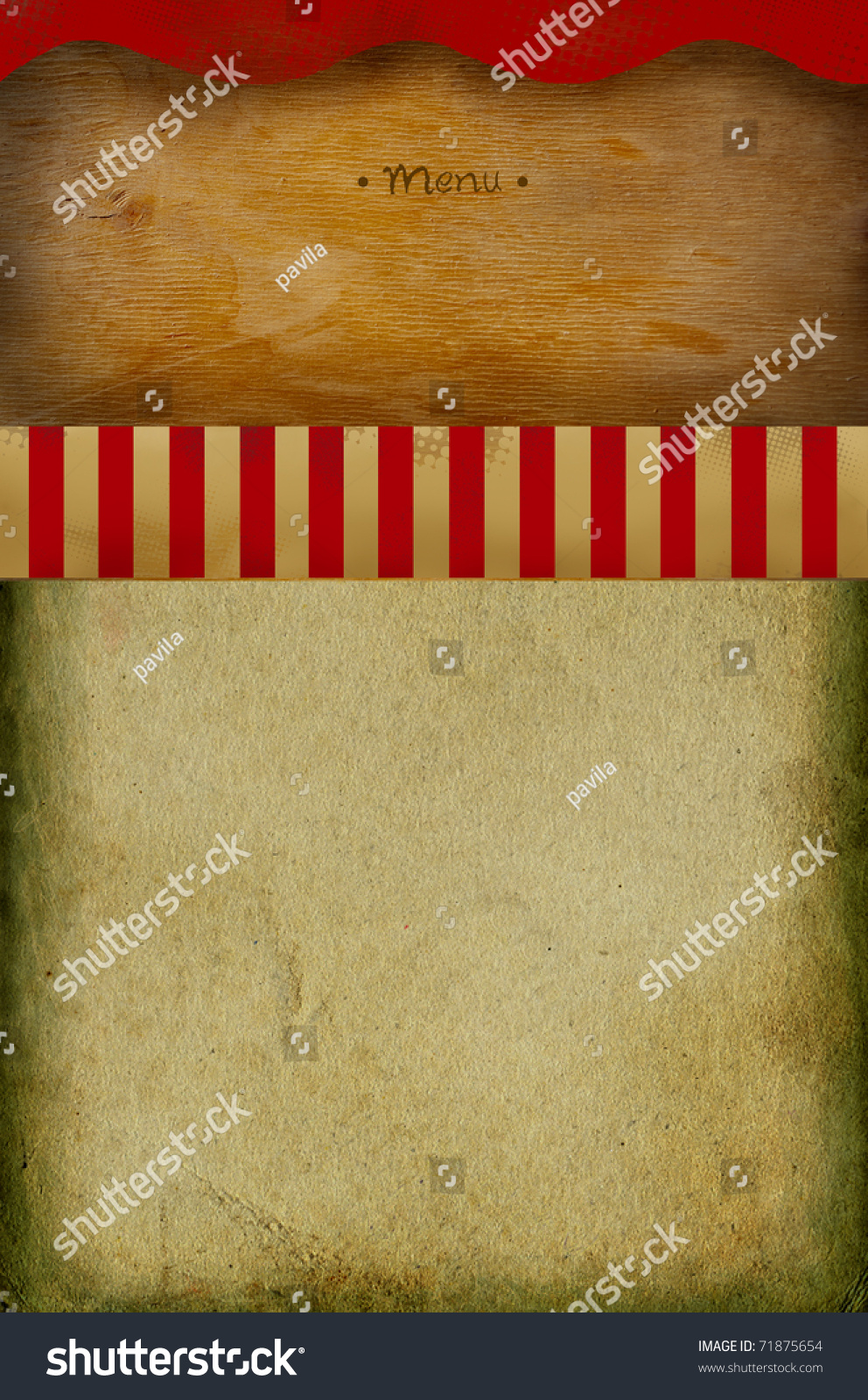 Menu Background Stock Photo 71875654 : Shutterstock