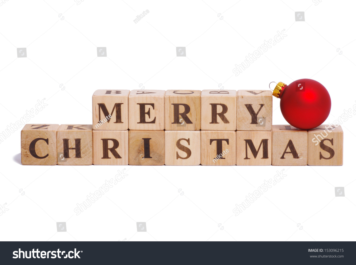 Merry Christmas Blocks 