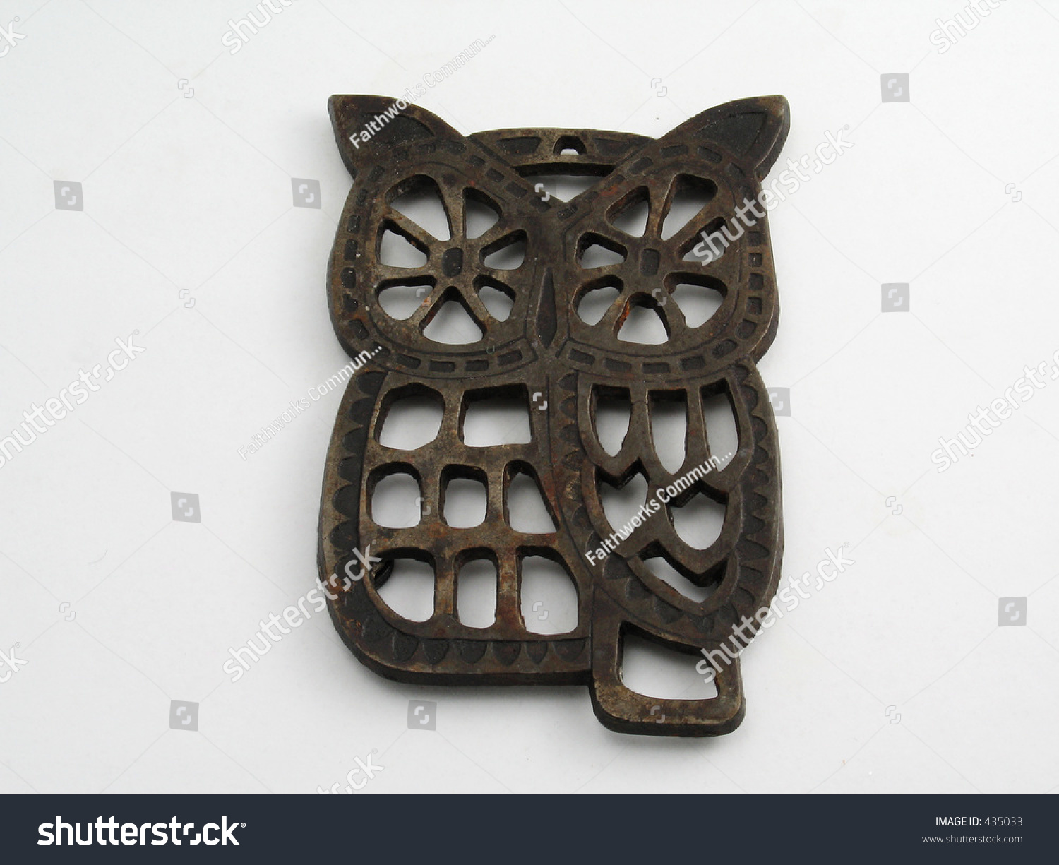 Metal Owl Stock Photo 435033 Shutterstock