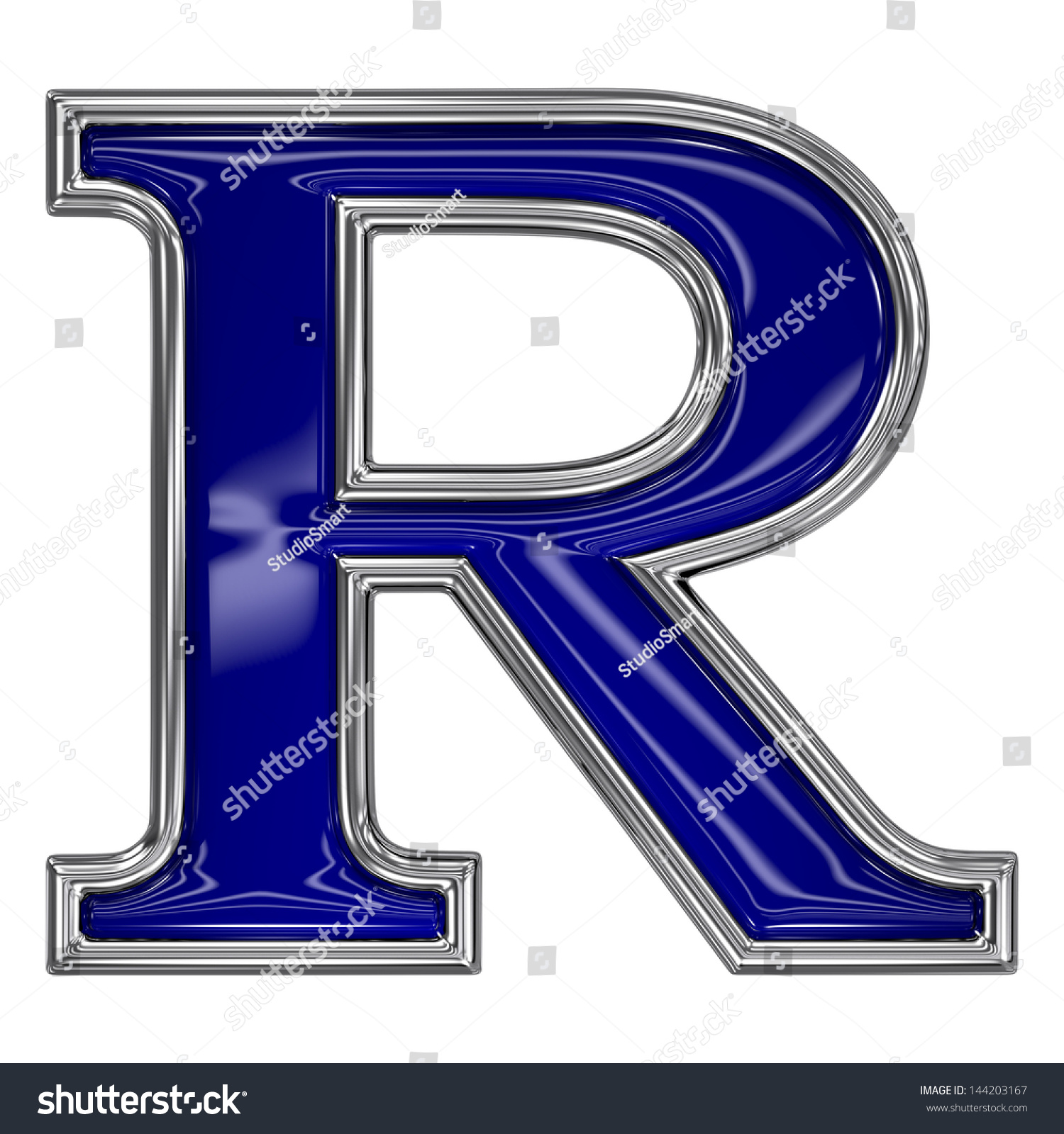 metal-silver-and-blue-alphabet-letter-symbol-r-stock-photo-144203167