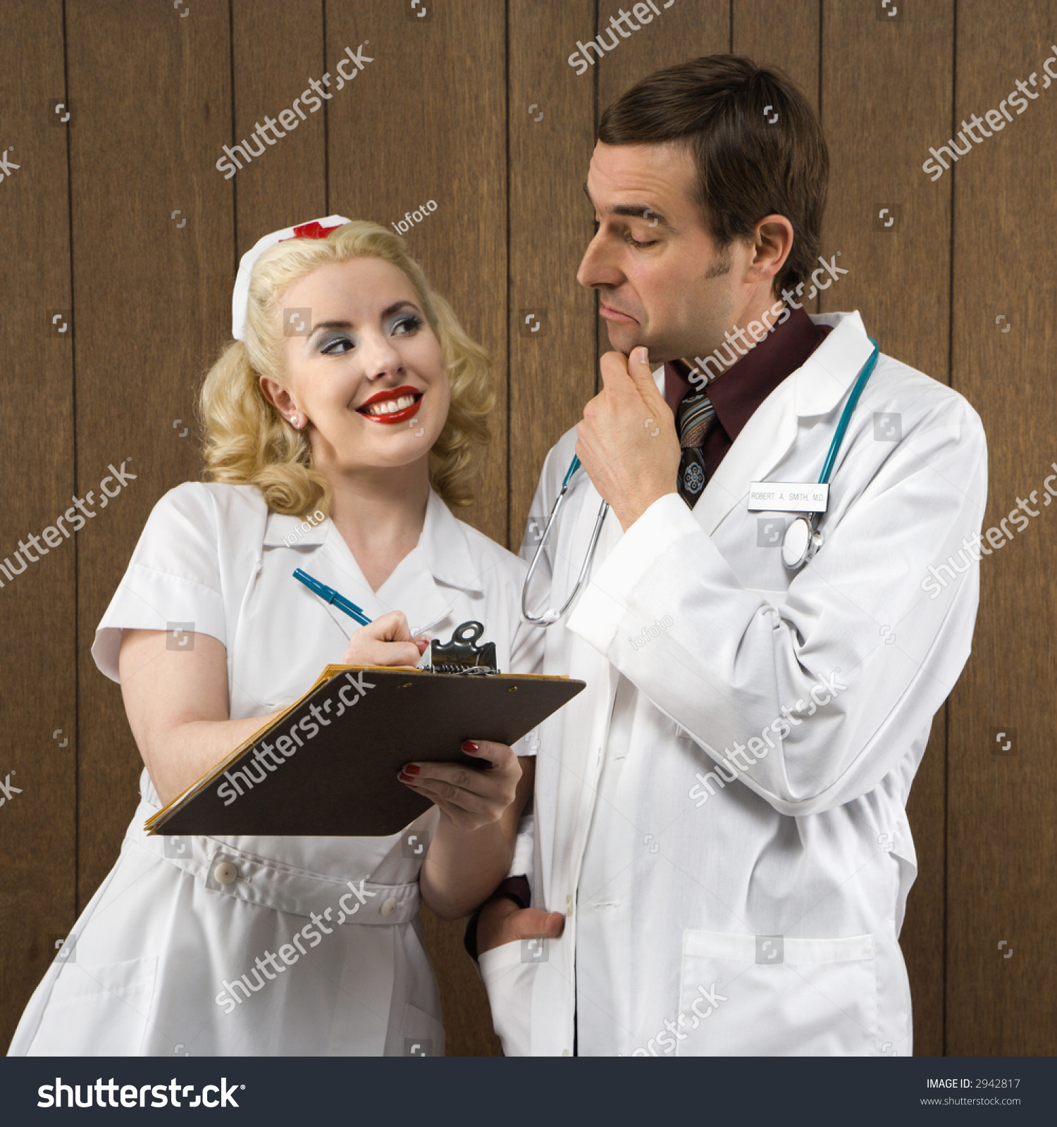 Ретро медсестра