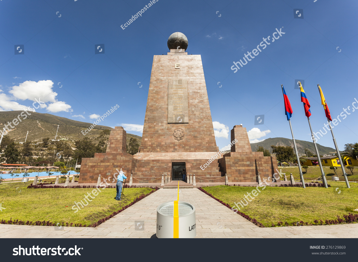 Middle Of The World Monument One Of The Most Visited By Tourists From Worldwide Locations