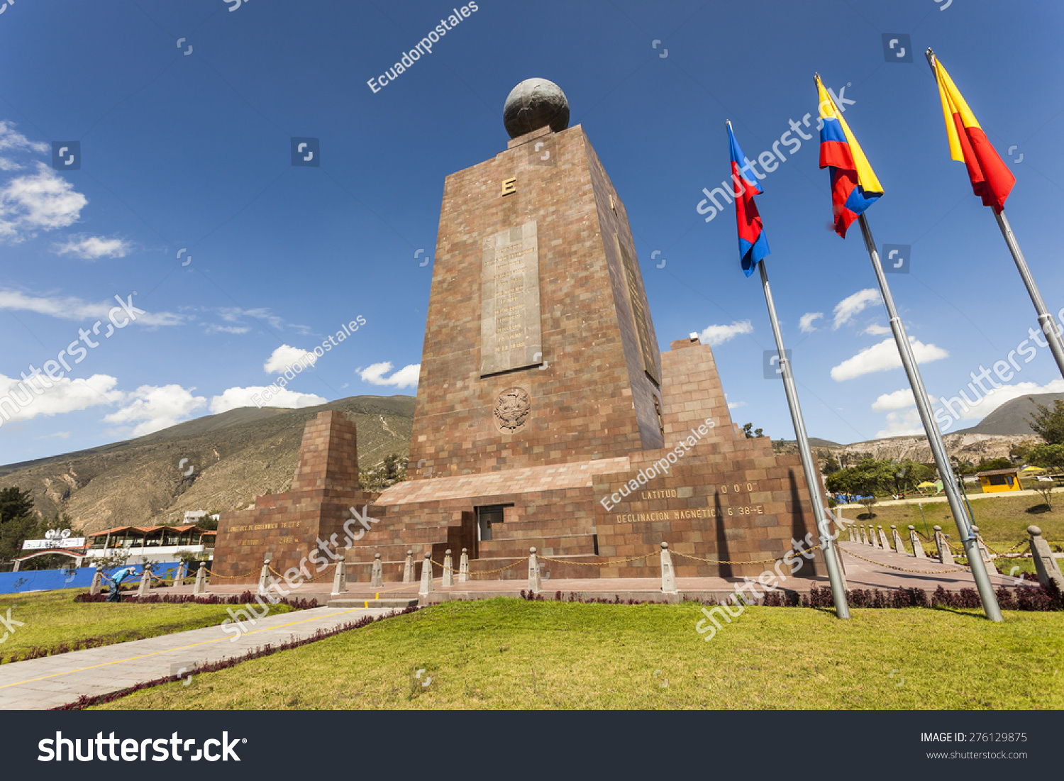 Middle Of The World Monument One Of The Most Visited By Tourists From Worldwide Locations