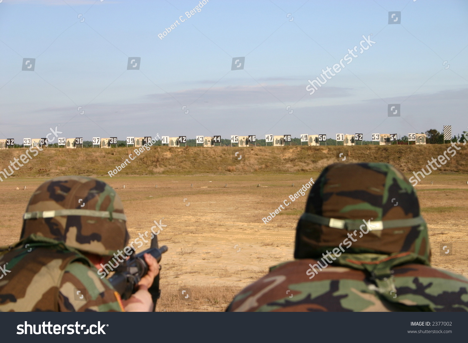 Military Rifle Range Fort Bragg Nc Stock Photo 2377002 Shutterstock