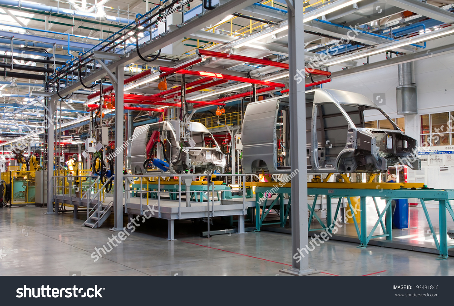 Modern Automated Assembly Line Cars Stock Photo 193481846 Shutterstock