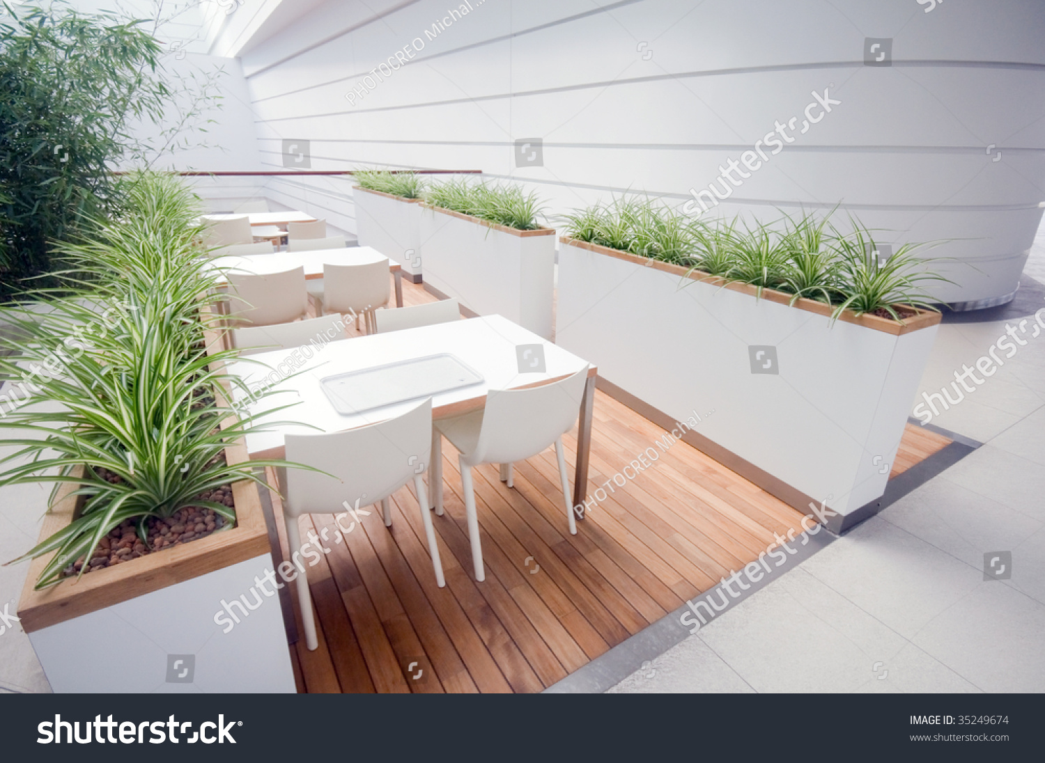 modern restaurant interior. very spacious and clean stock photo modern restaurant interior. very spacious and clean stock photo