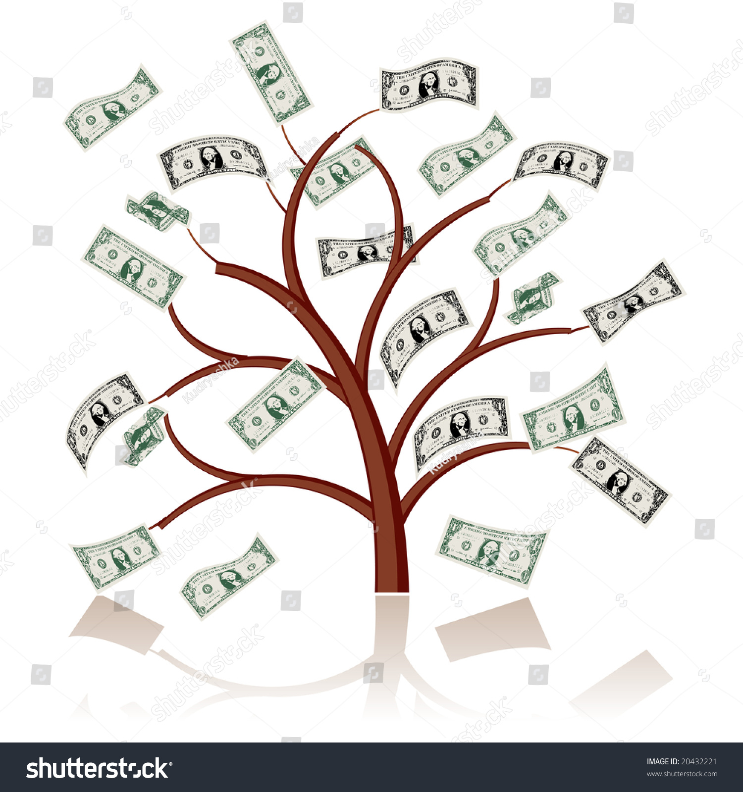 Money Tree Stock Photo 20432221 : Shutterstock