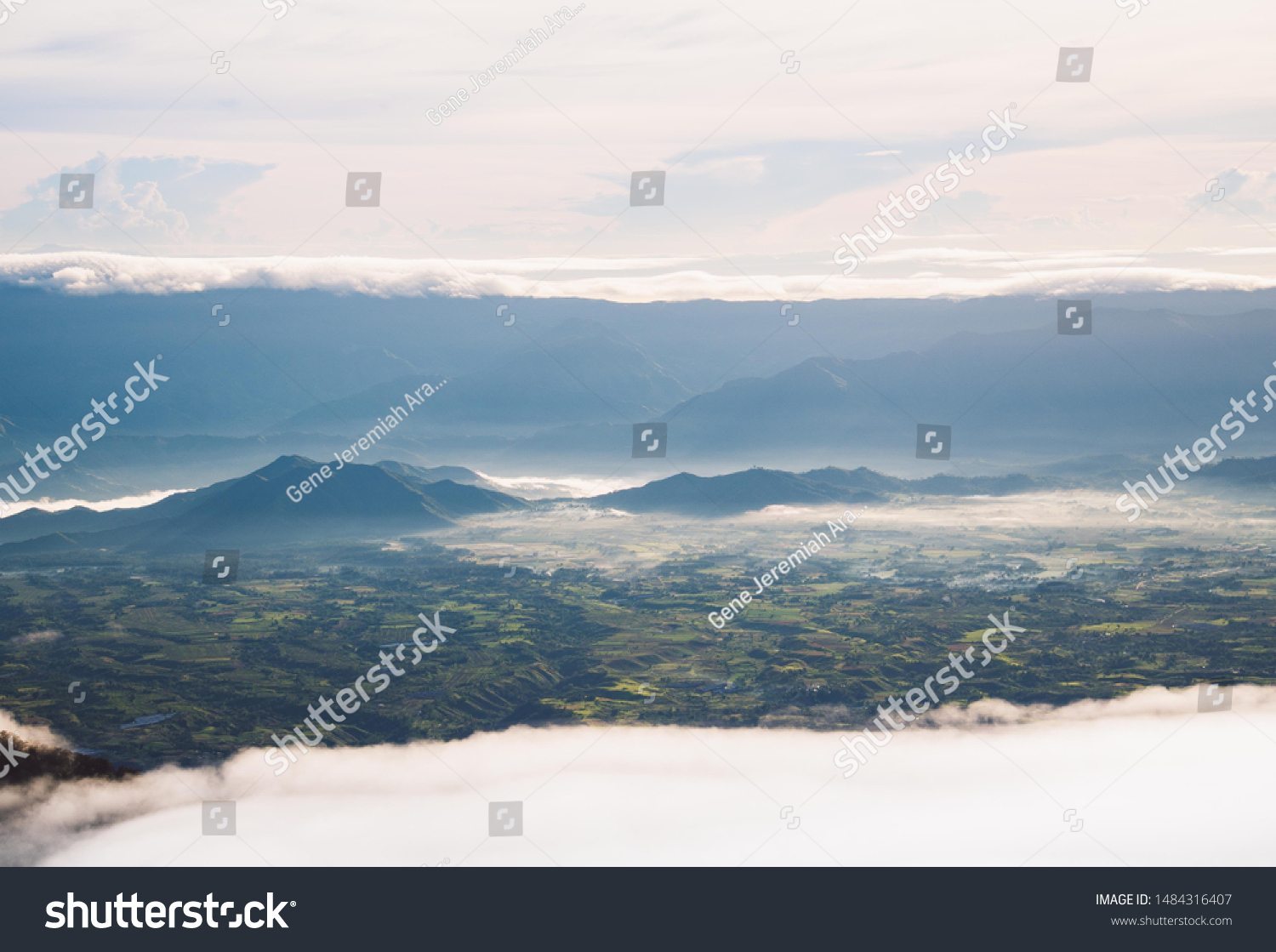 Morning Summit Mt Dulang Dulang Nd Stock Photo Shutterstock