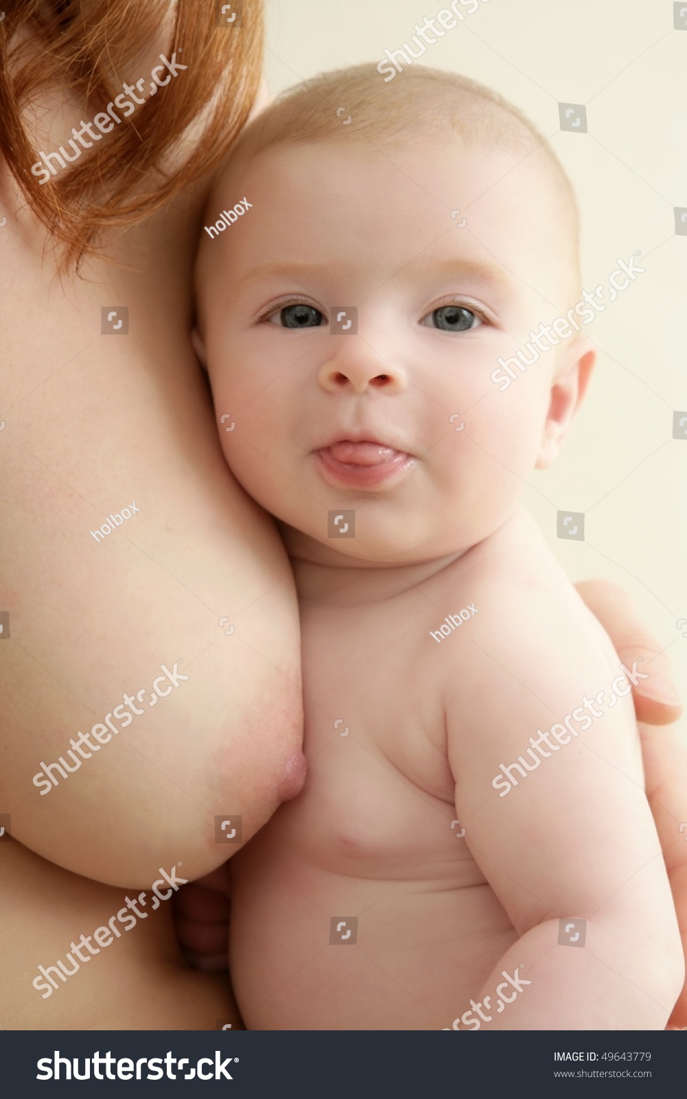 Nude With Baby 35