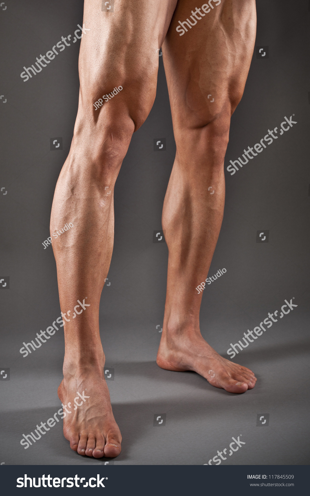 Muscular Male Legs Stock Photo 117845509 Shutterstock